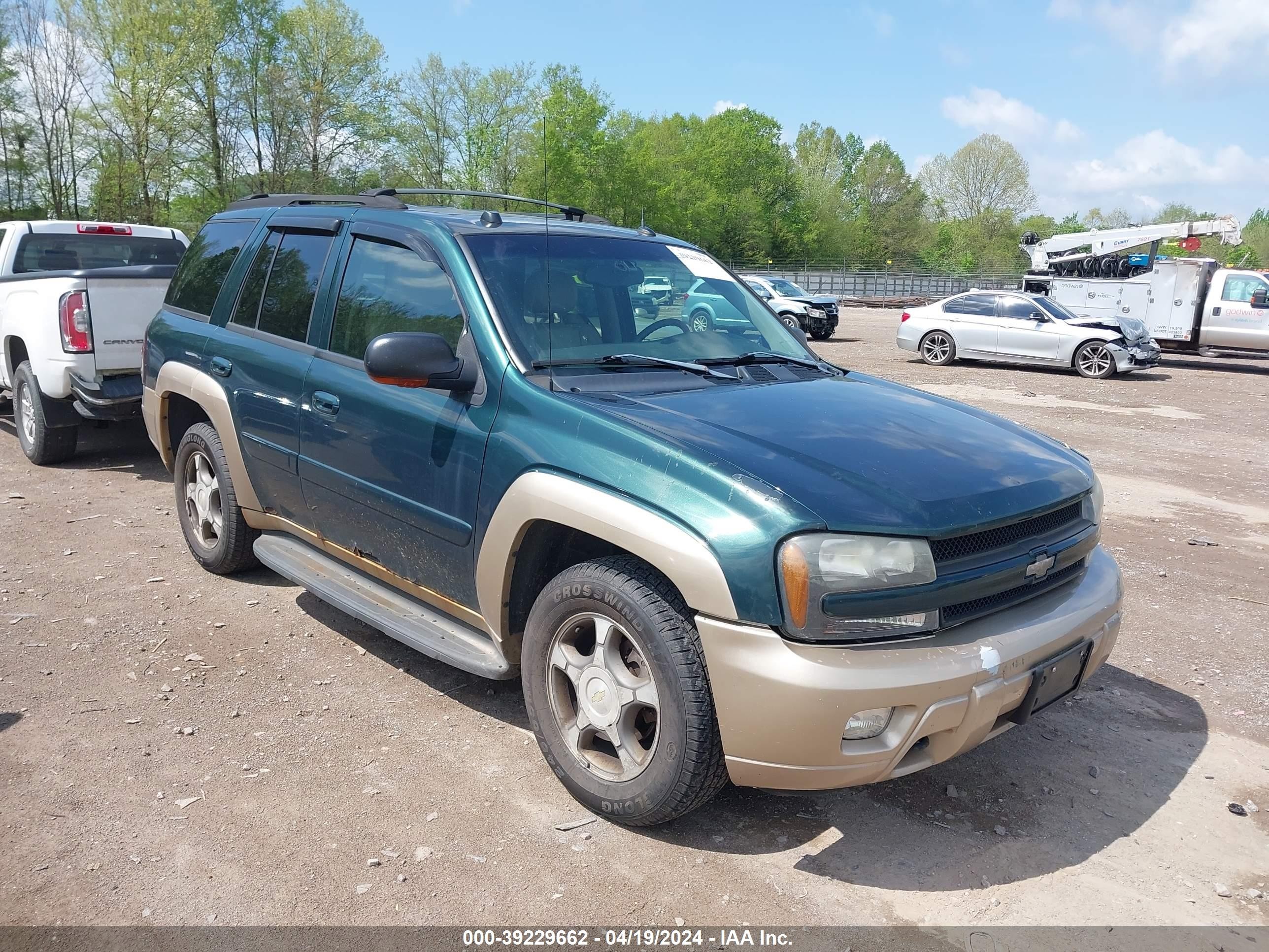 CHEVROLET TRAILBLAZER 2005 1gndt13s852280281