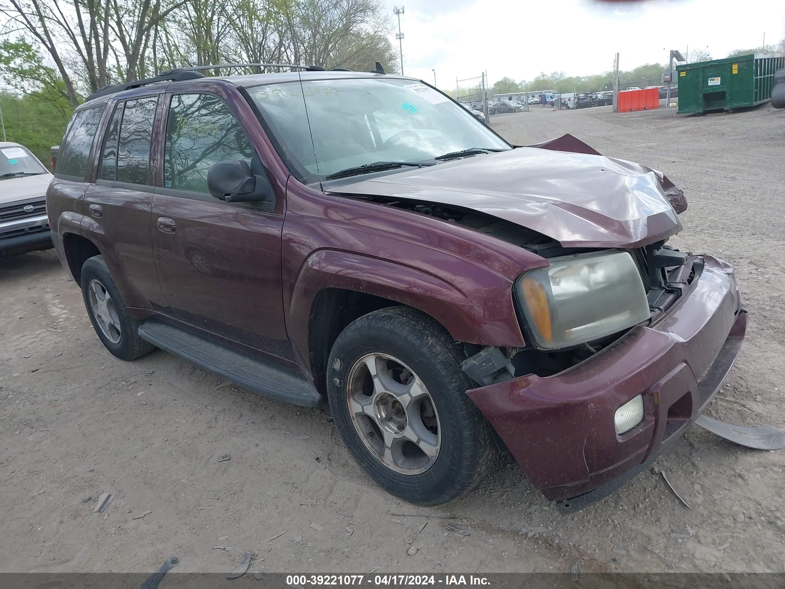 CHEVROLET TRAILBLAZER 2006 1gndt13s862131502