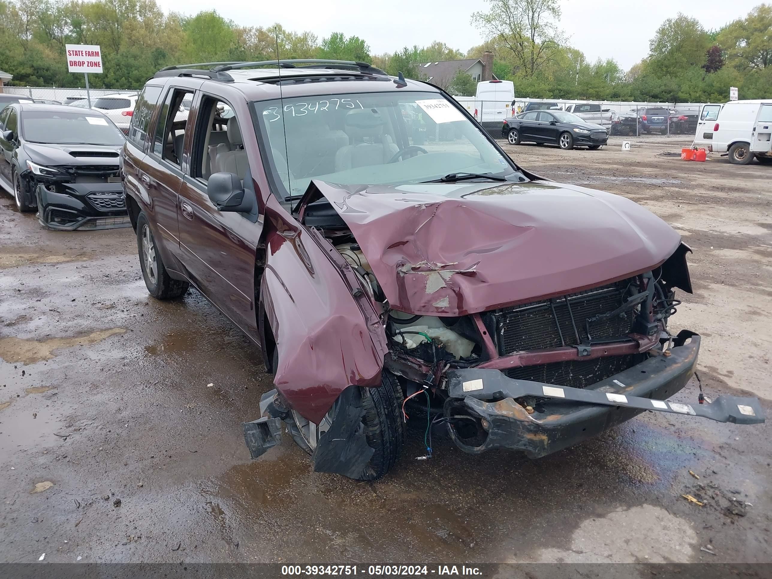 CHEVROLET TRAILBLAZER 2007 1gndt13s872164484