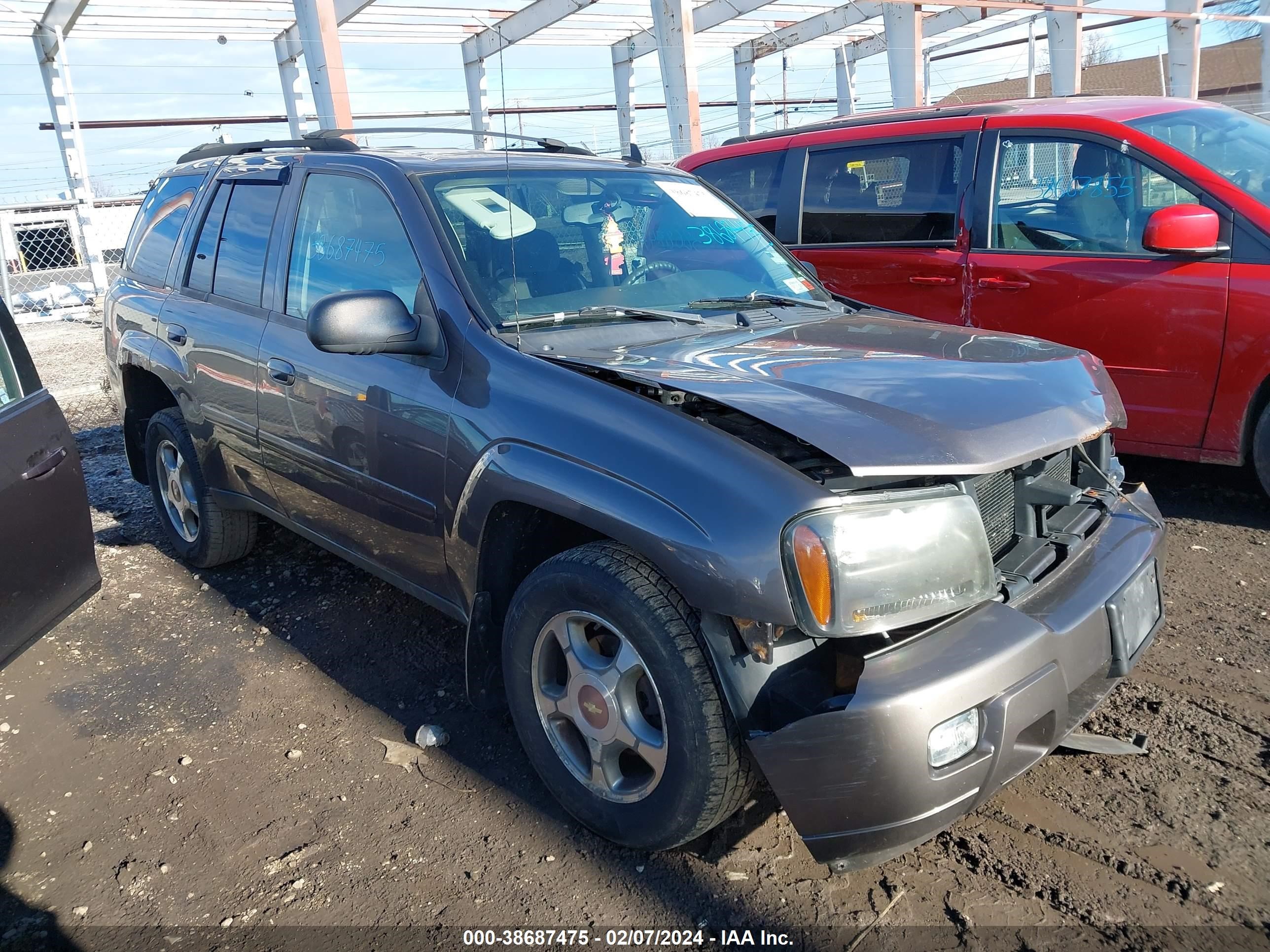 CHEVROLET TRAILBLAZER 2008 1gndt13s882242540