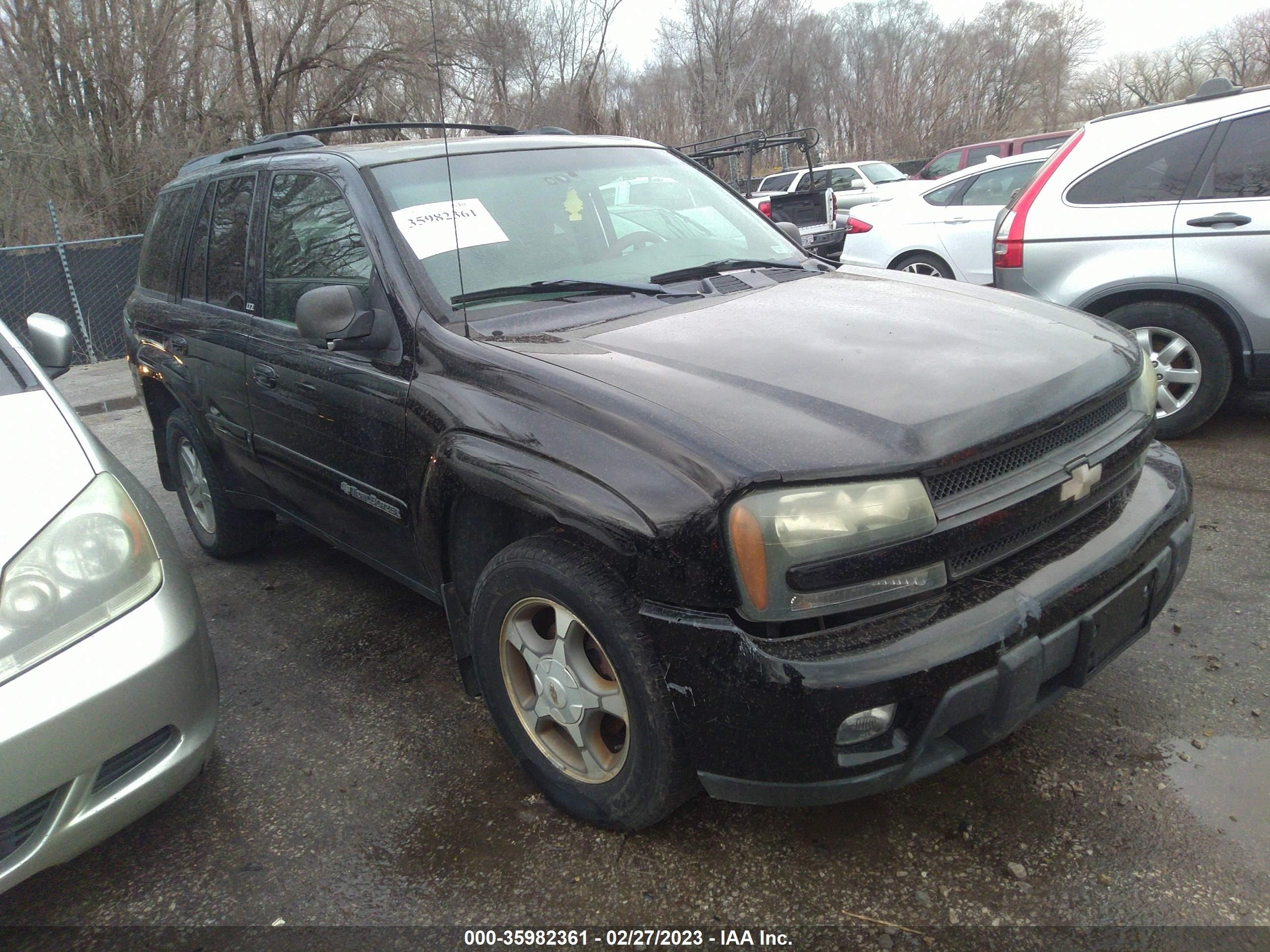 CHEVROLET TRAILBLAZER 2002 1gndt13s922164499