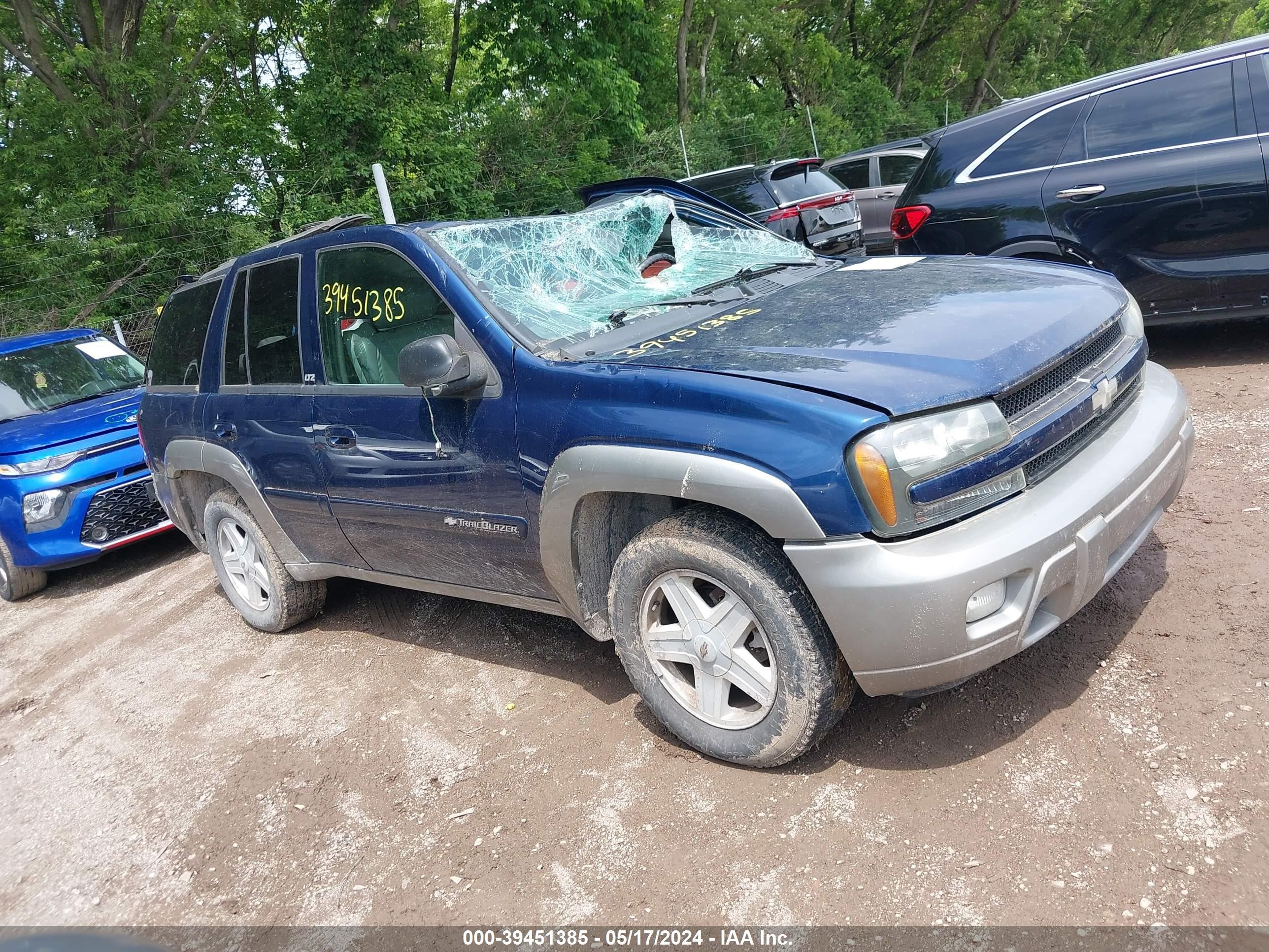 CHEVROLET TRAILBLAZER 2002 1gndt13s922291723