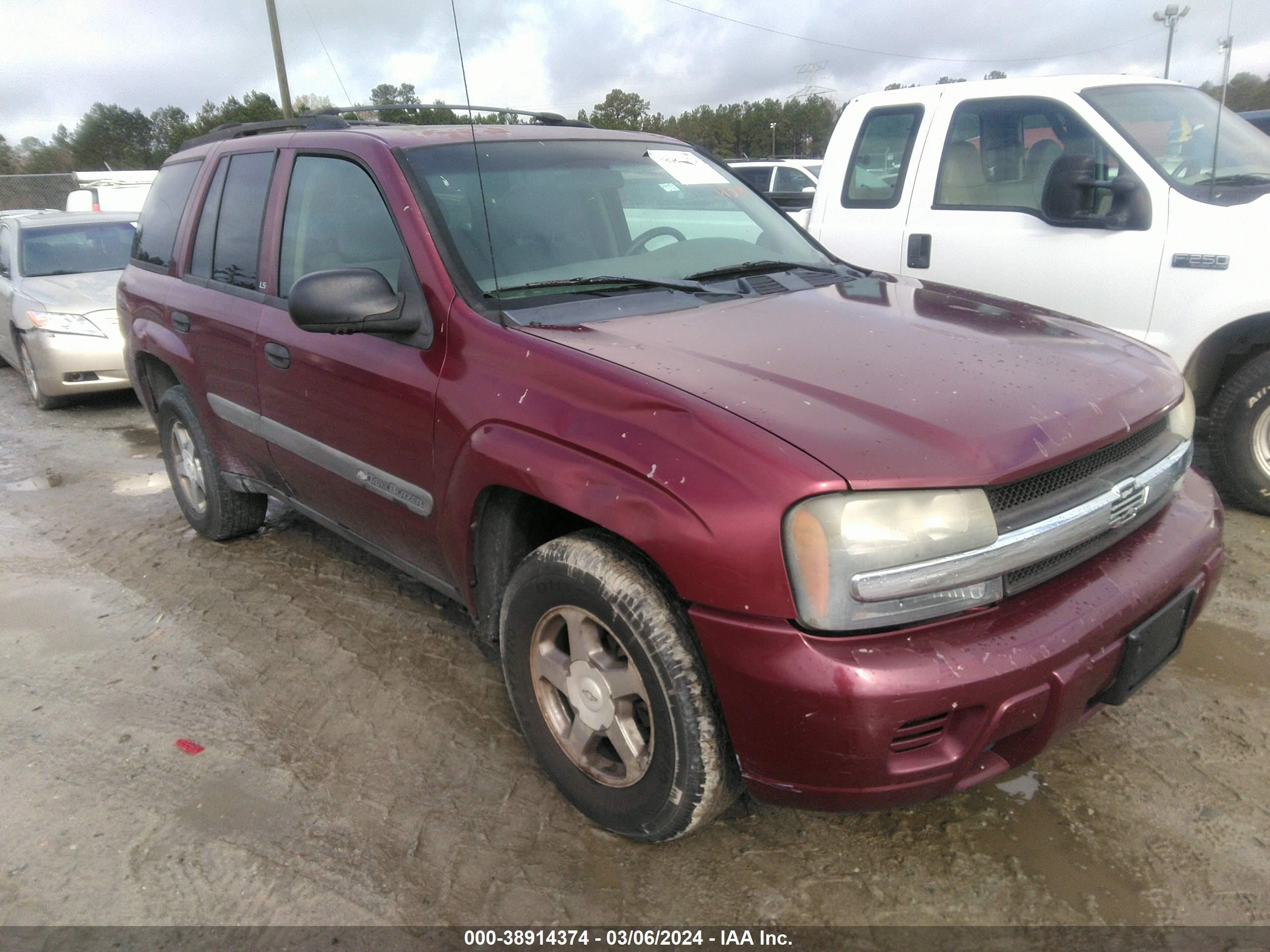 CHEVROLET TRAILBLAZER 2004 1gndt13s942321158