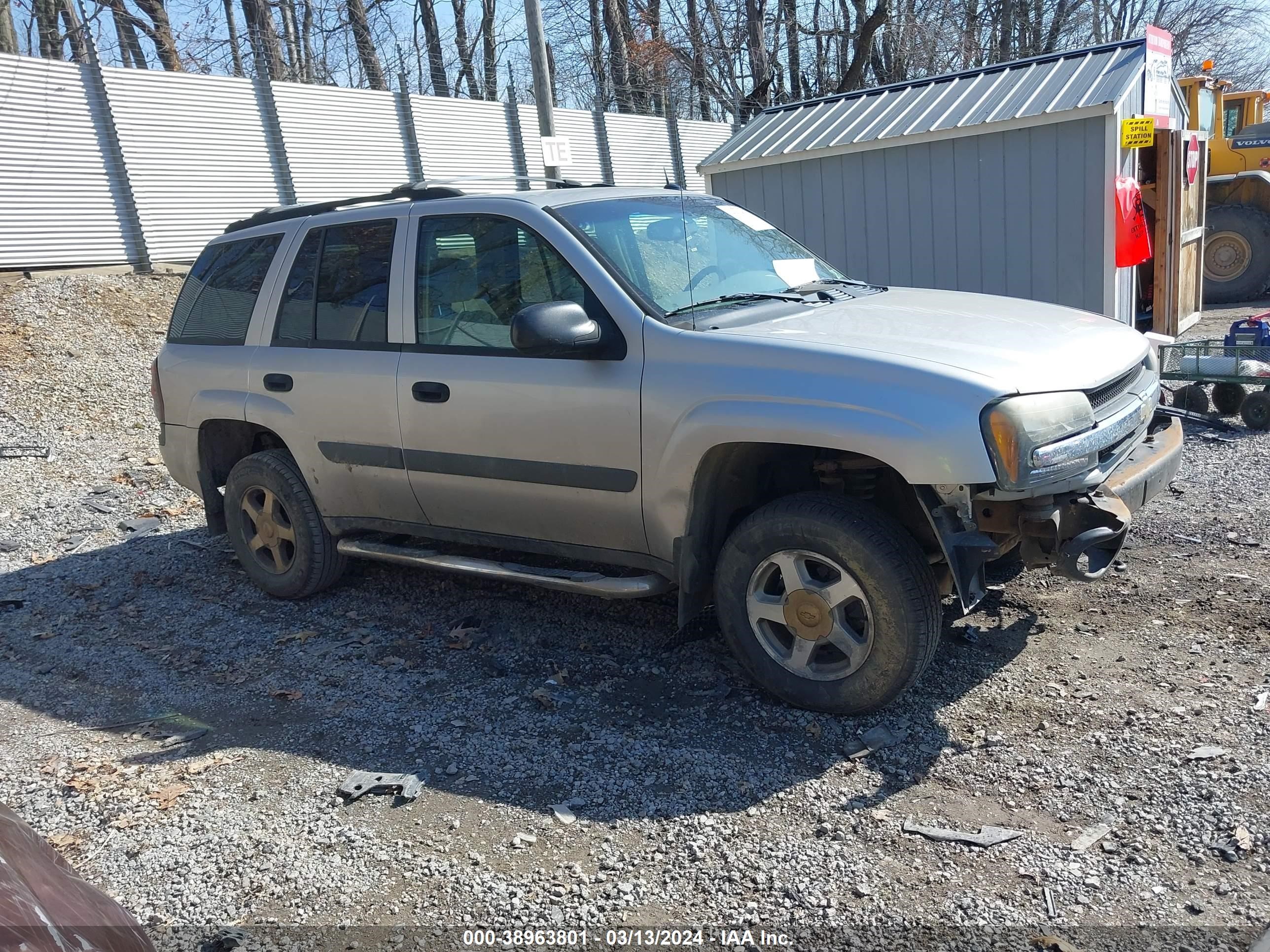 CHEVROLET TRAILBLAZER 2005 1gndt13s952163227