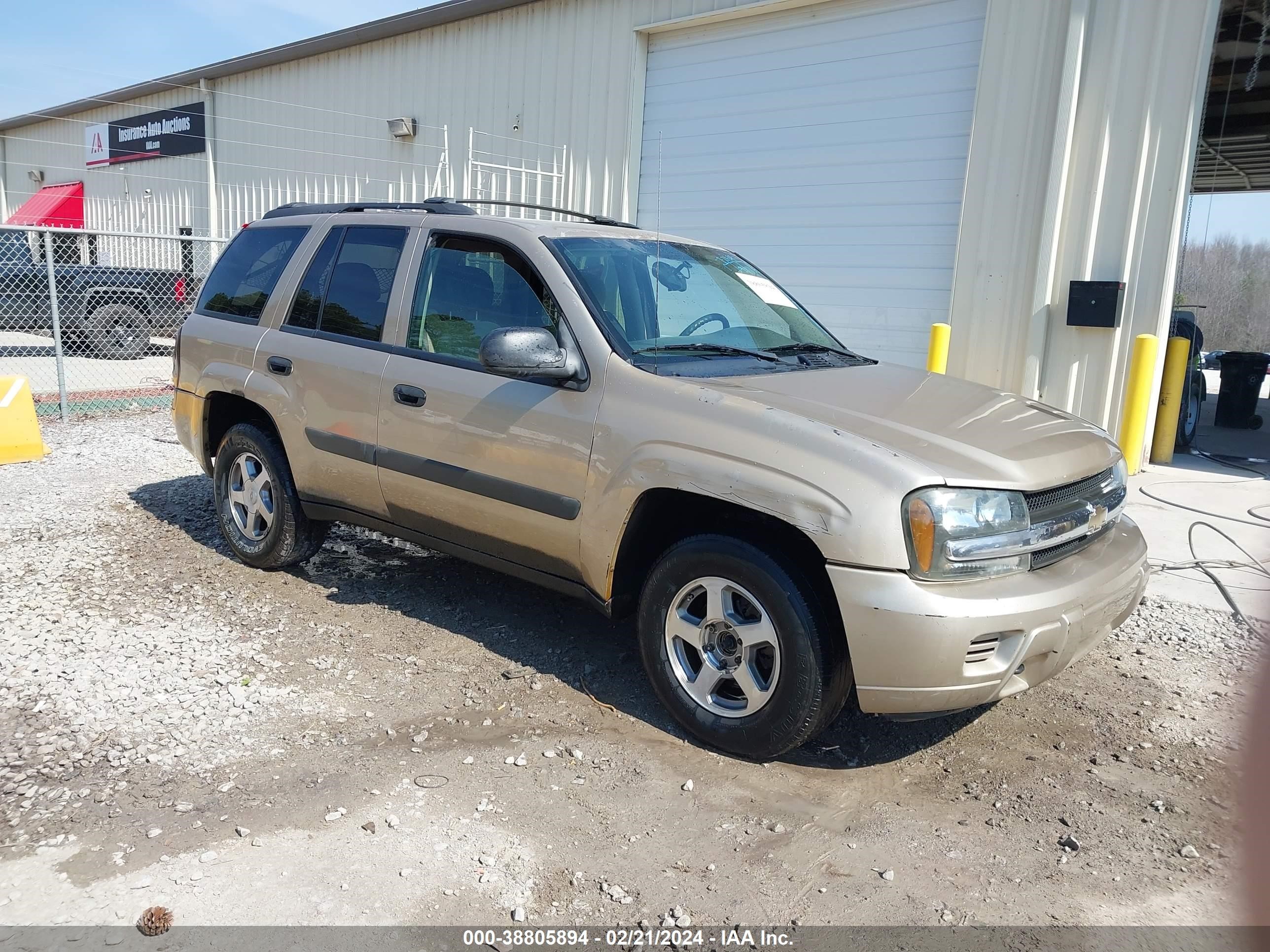 CHEVROLET TRAILBLAZER 2005 1gndt13s952358387