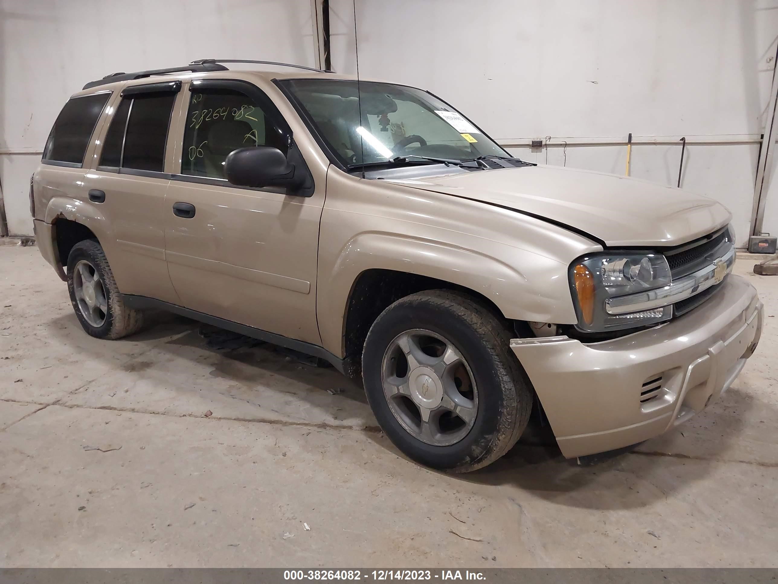 CHEVROLET TRAILBLAZER 2006 1gndt13s962346208