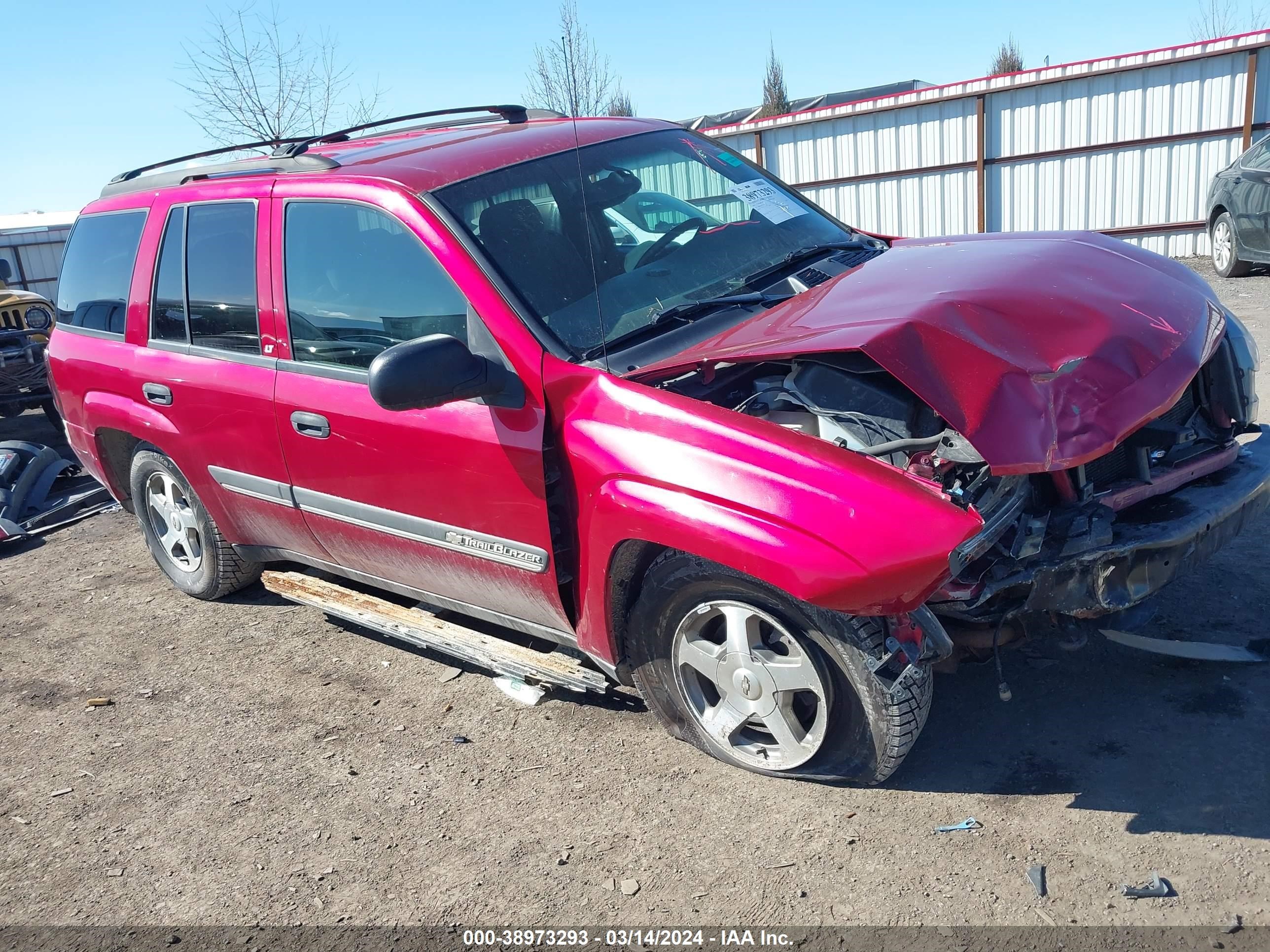 CHEVROLET TRAILBLAZER 2002 1gndt13sx22123721