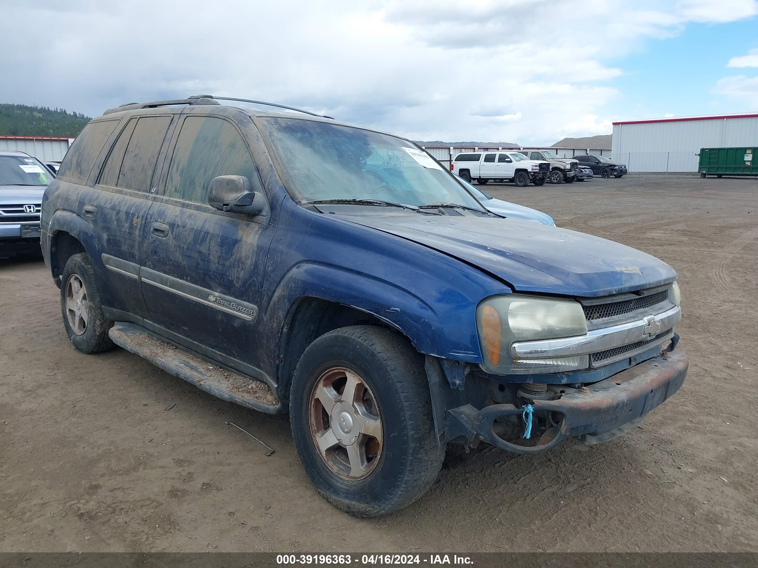 CHEVROLET TRAILBLAZER 2002 1gndt13sx22286708