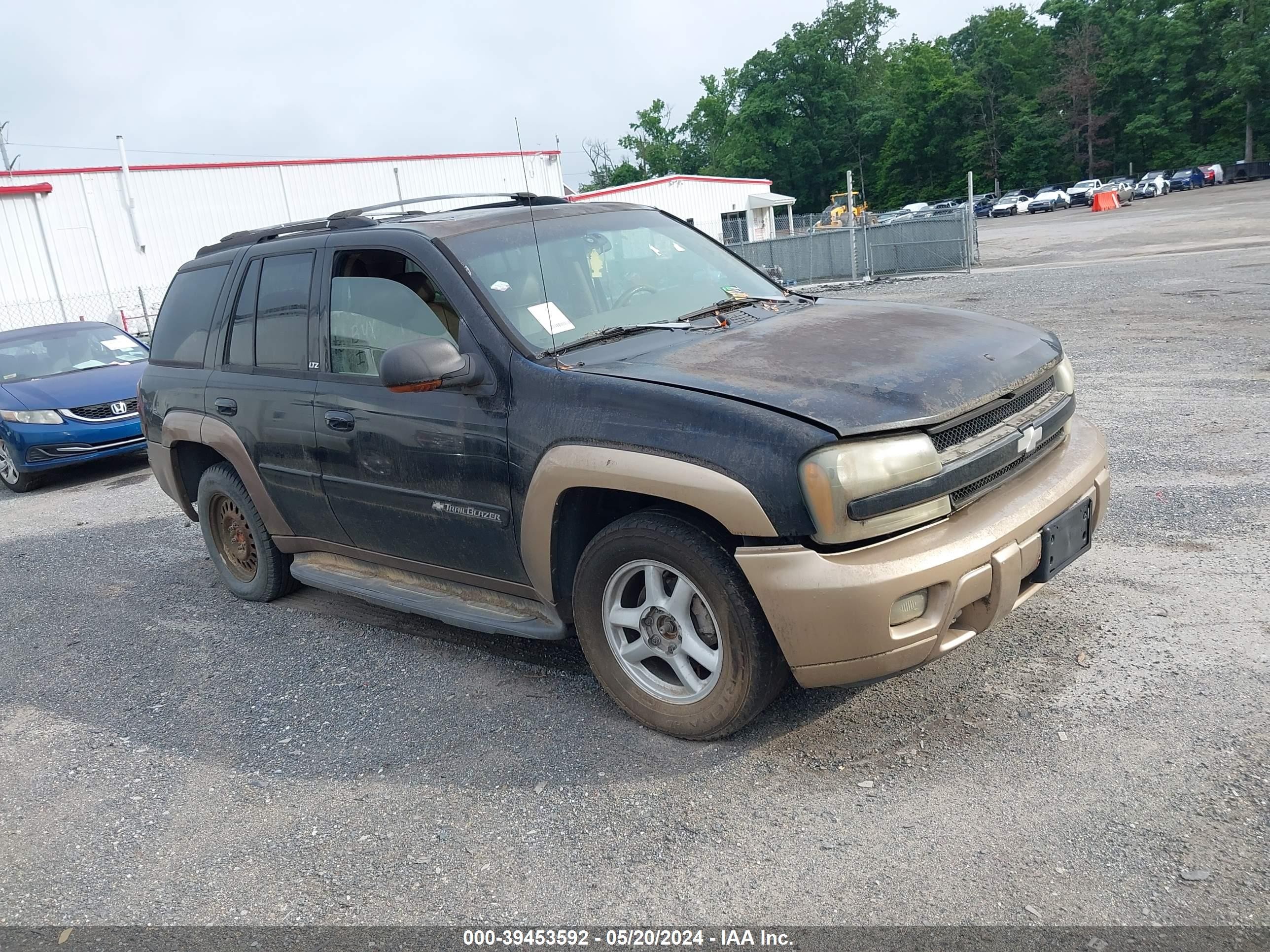 CHEVROLET TRAILBLAZER 2002 1gndt13sx22334210