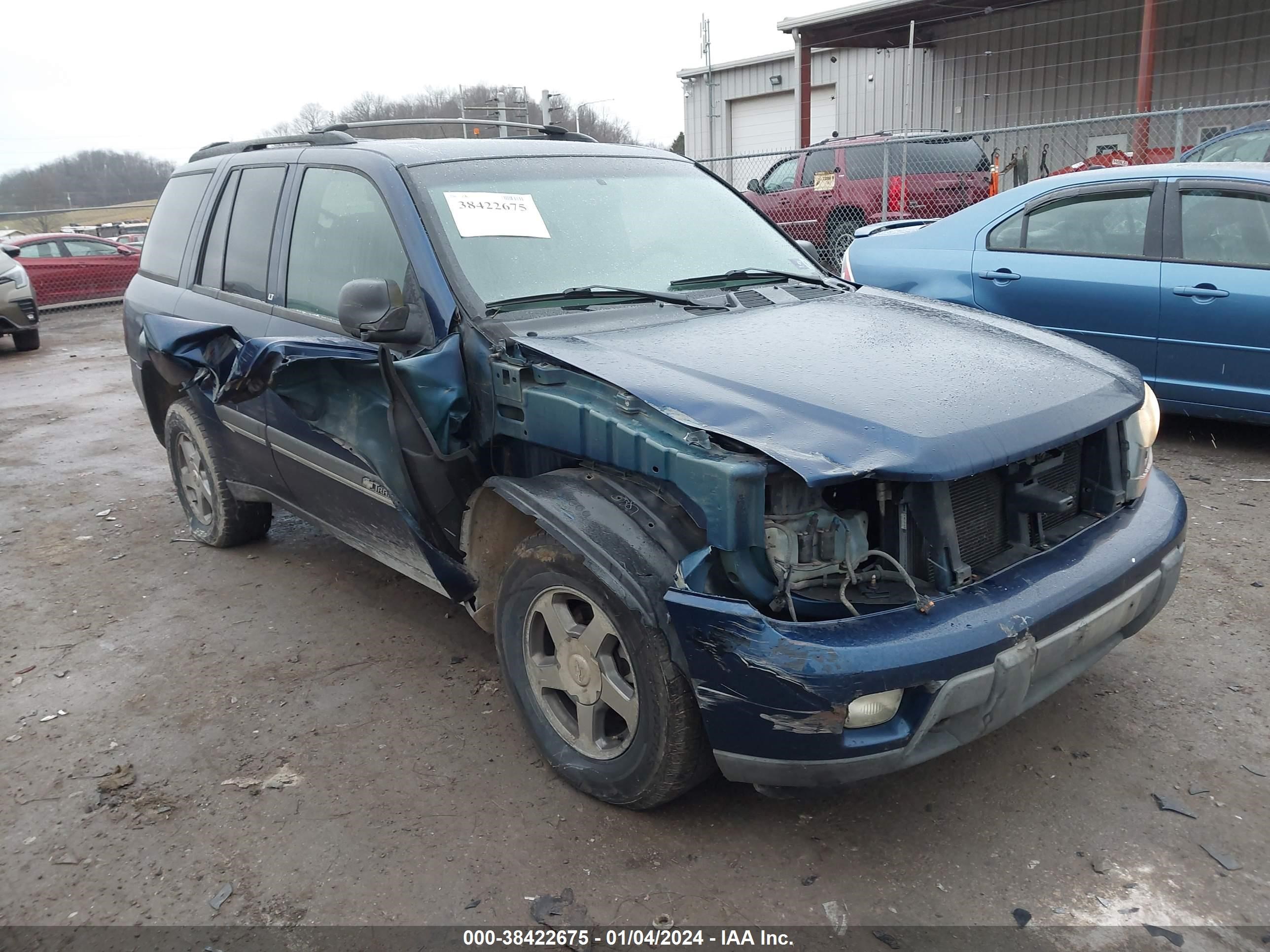 CHEVROLET TRAILBLAZER 2002 1gndt13sx22483278