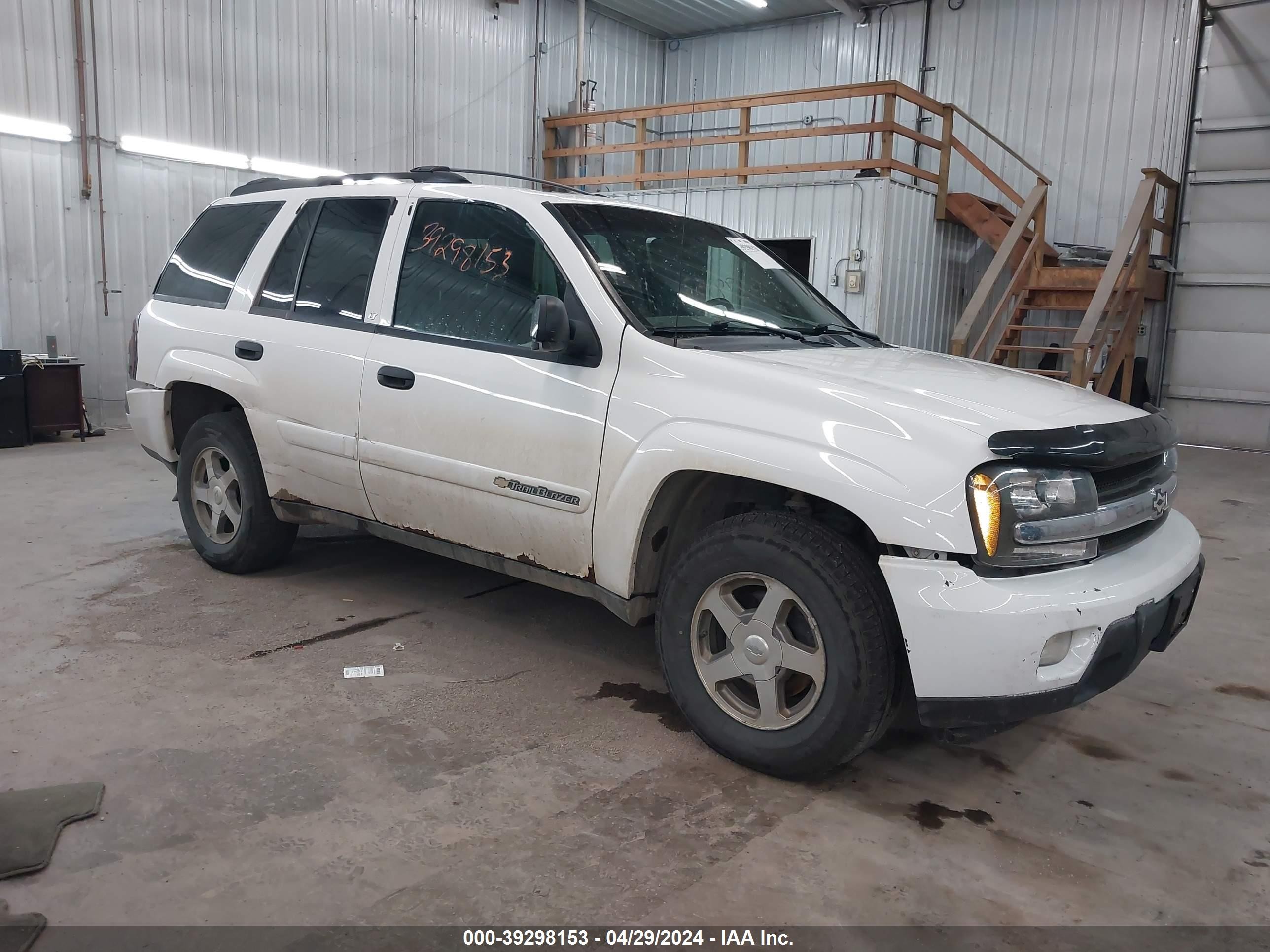 CHEVROLET TRAILBLAZER 2003 1gndt13sx32118195