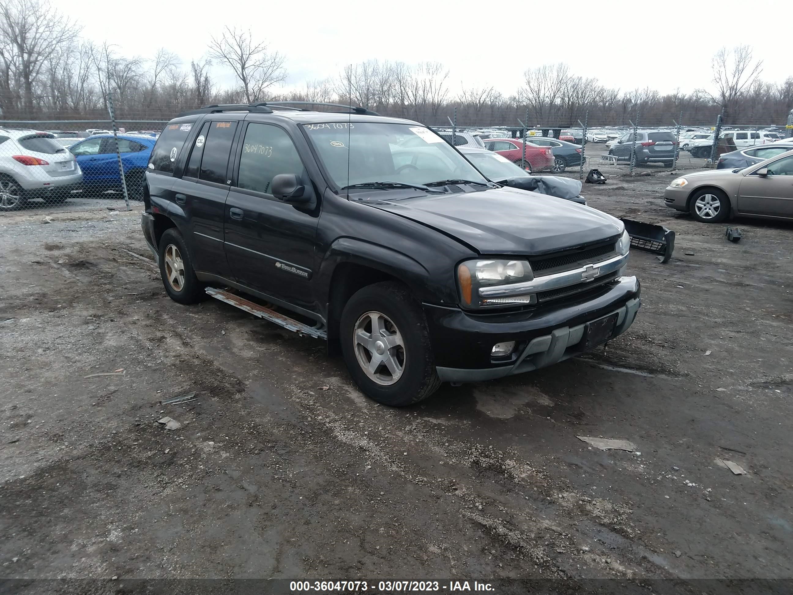 CHEVROLET TRAILBLAZER 2003 1gndt13sx32213419