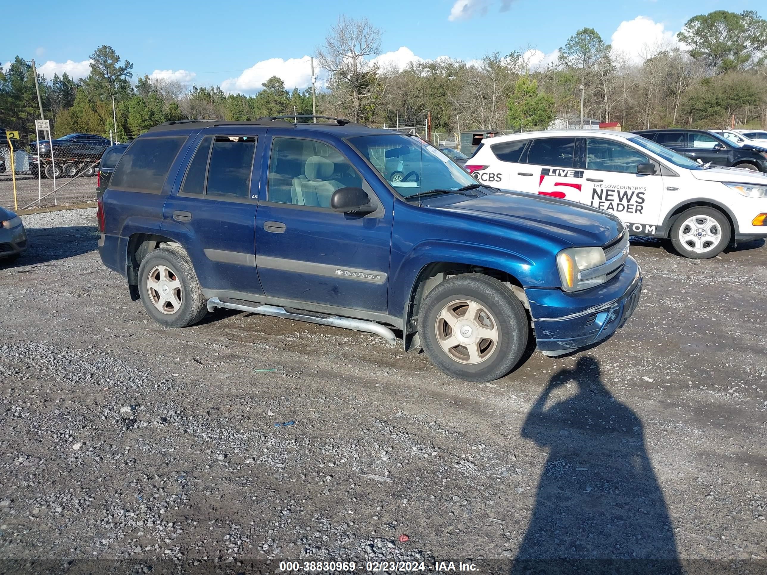 CHEVROLET TRAILBLAZER 2003 1gndt13sx32223948