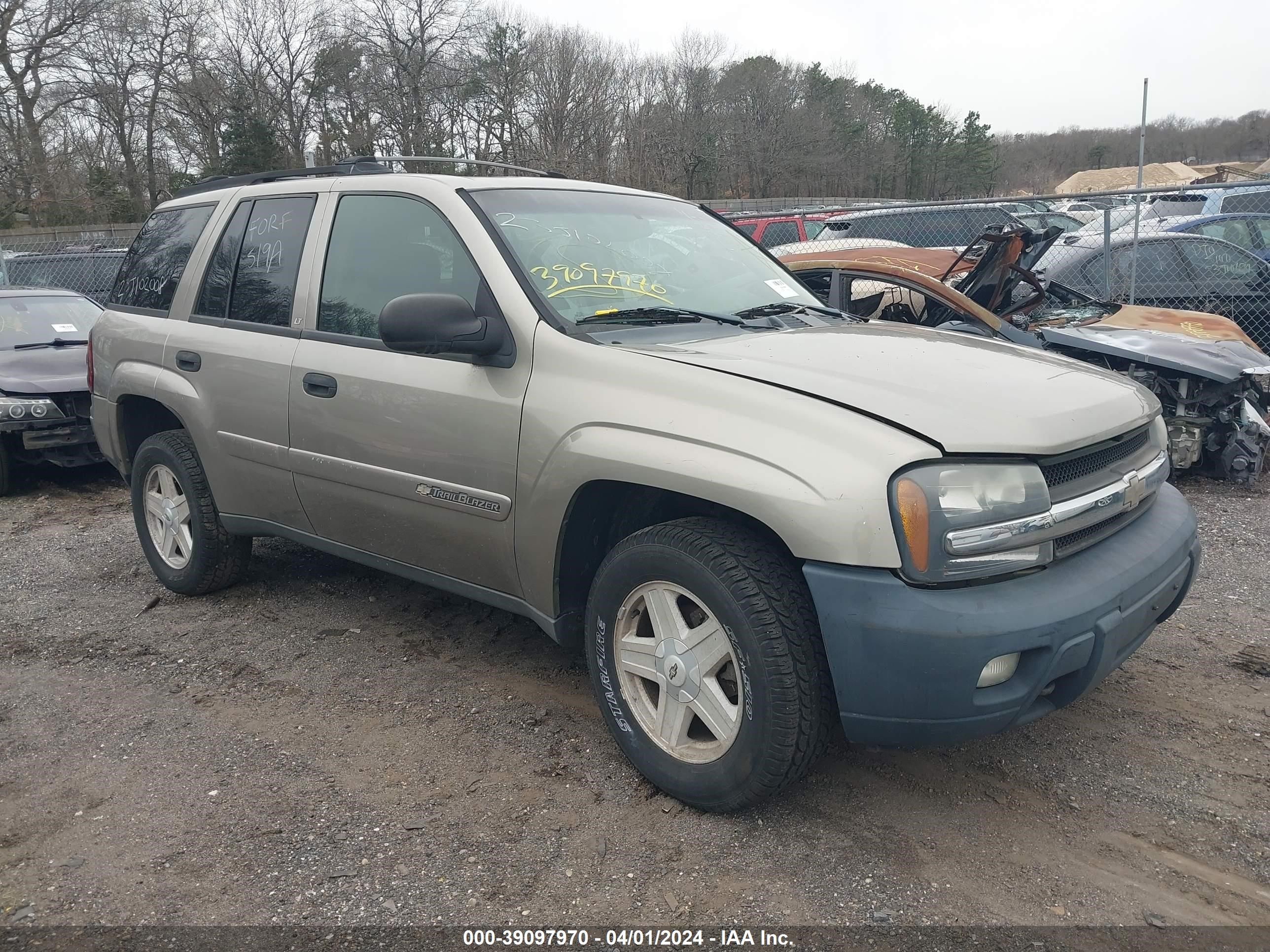 CHEVROLET TRAILBLAZER 2003 1gndt13sx32243584