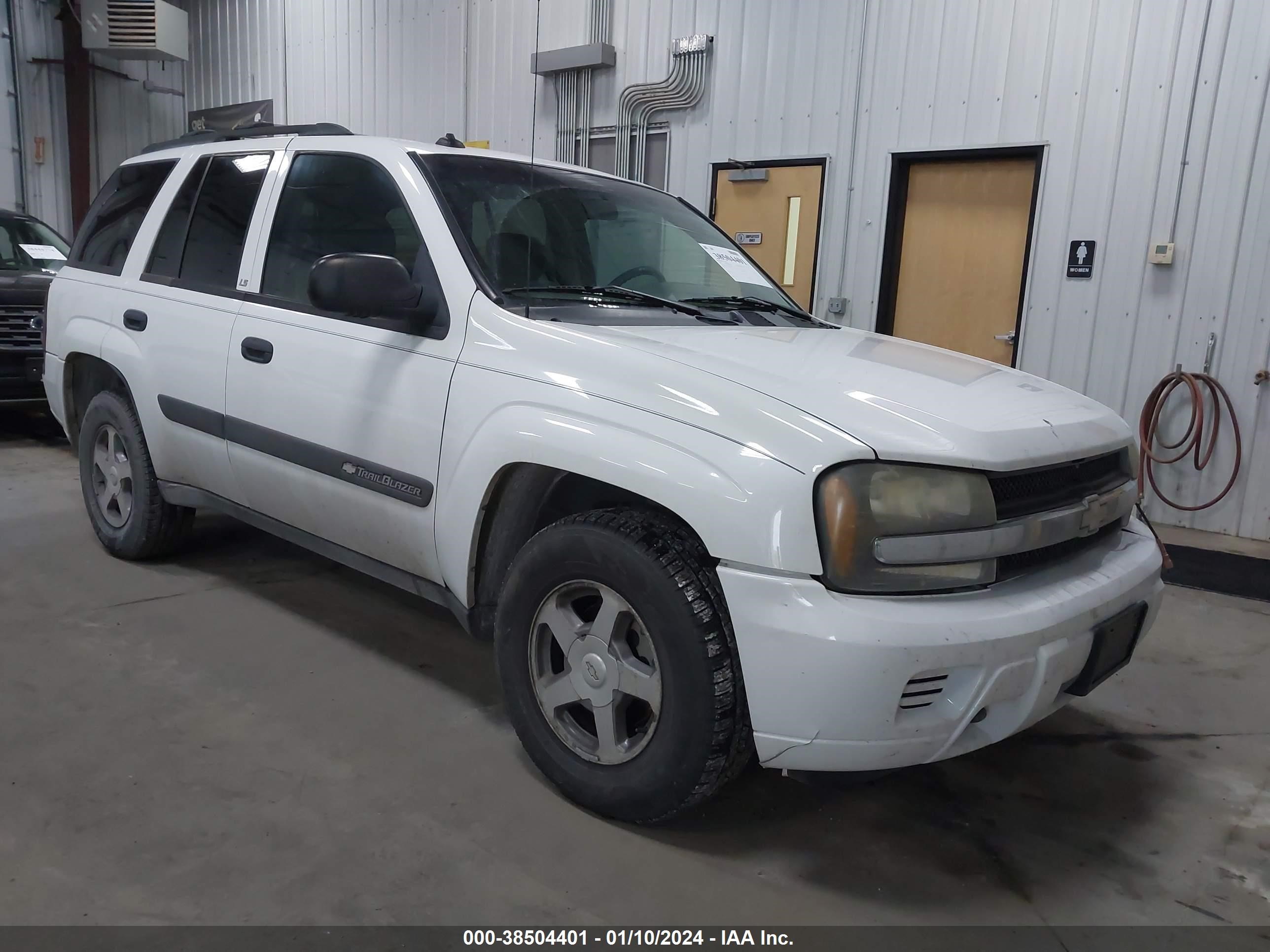 CHEVROLET TRAILBLAZER 2004 1gndt13sx42166443