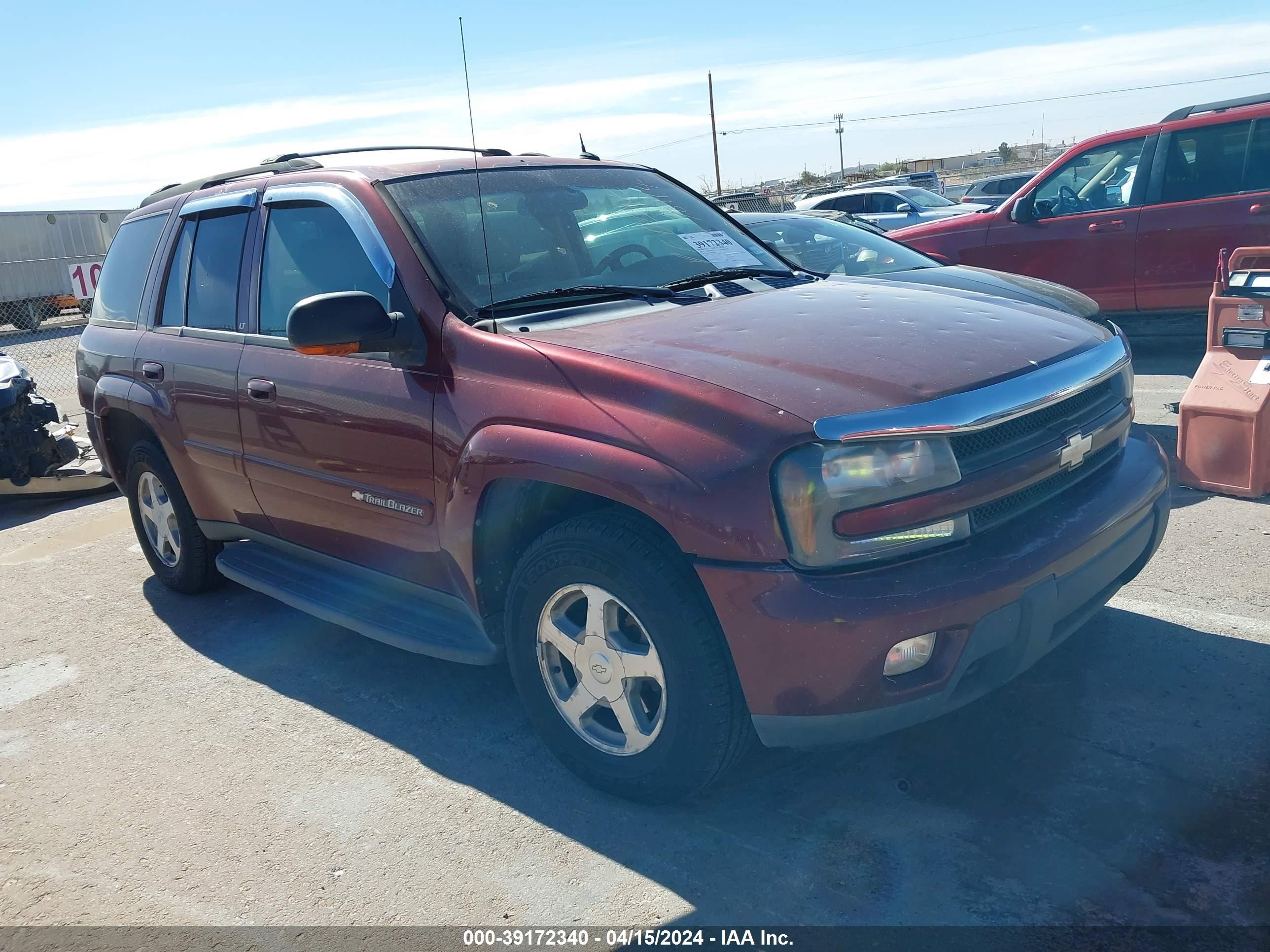 CHEVROLET TRAILBLAZER 2004 1gndt13sx42264243