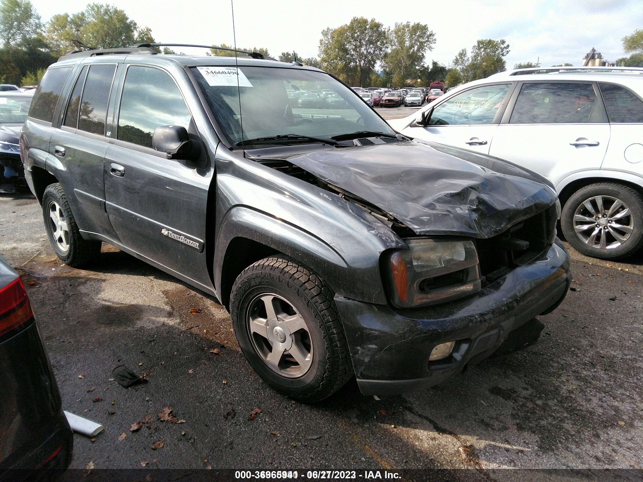 CHEVROLET TRAILBLAZER 2004 1gndt13sx42272066