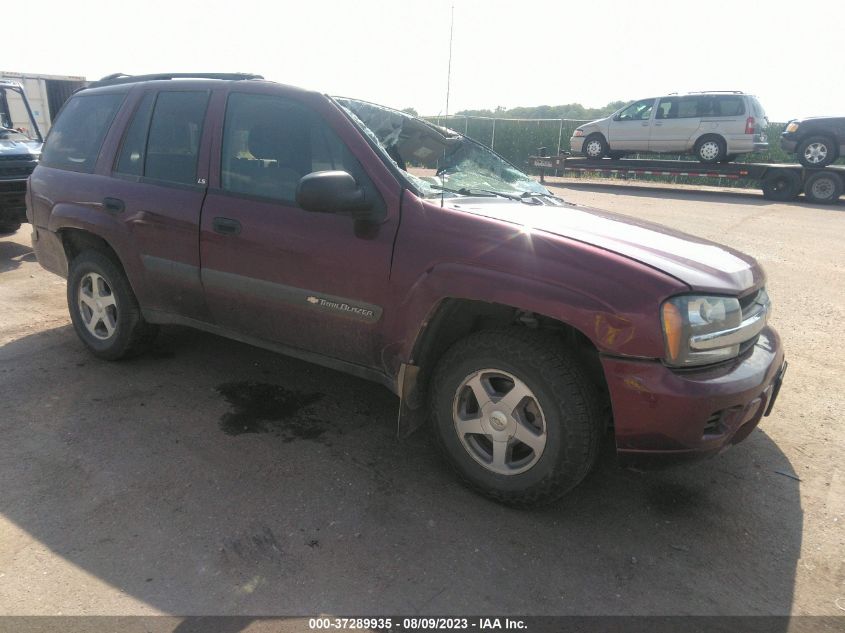 CHEVROLET TRAILBLAZER 2004 1gndt13sx42429918