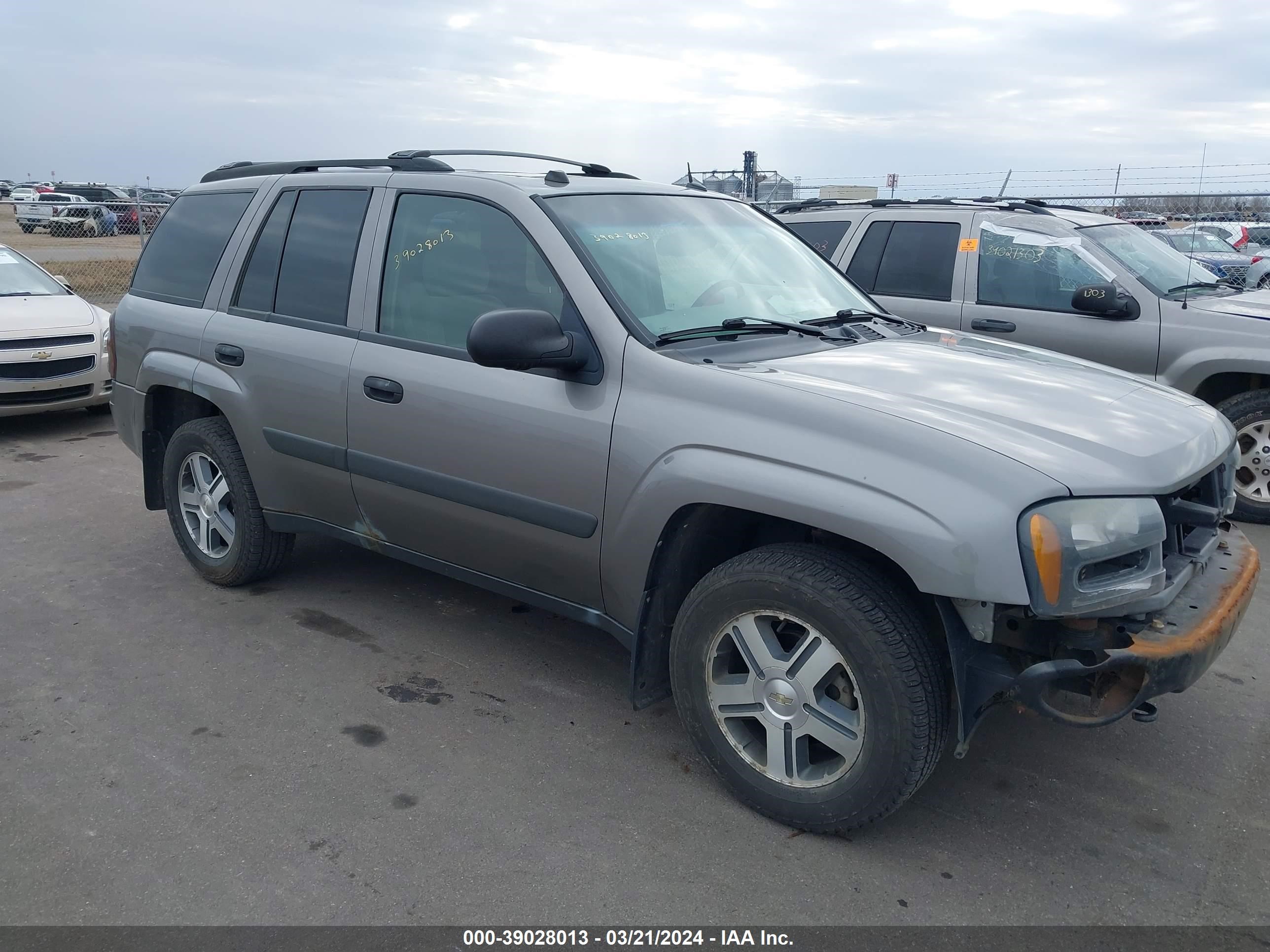 CHEVROLET TRAILBLAZER 2005 1gndt13sx52331618