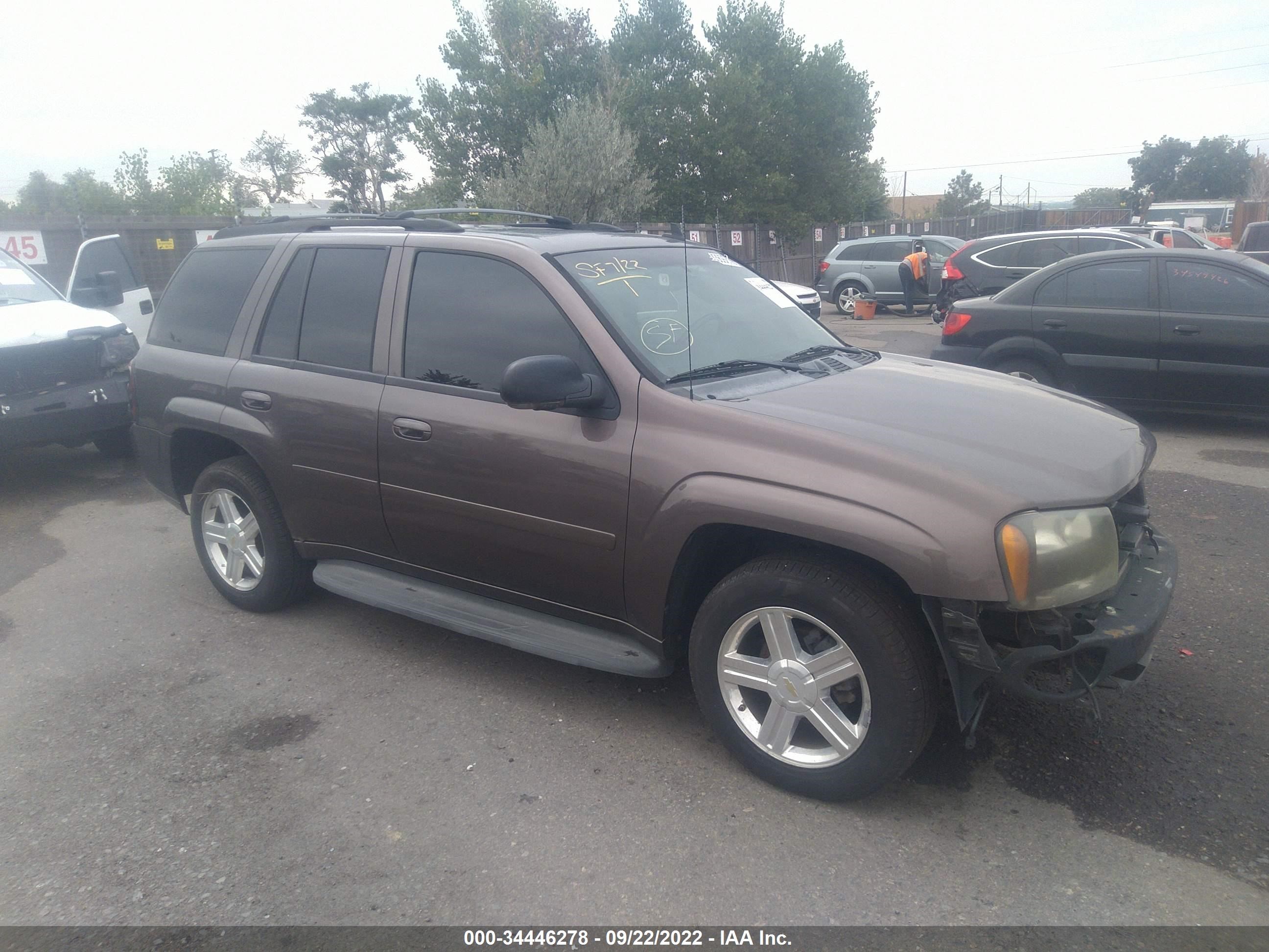 CHEVROLET TRAILBLAZER 2008 1gndt13sx82103185