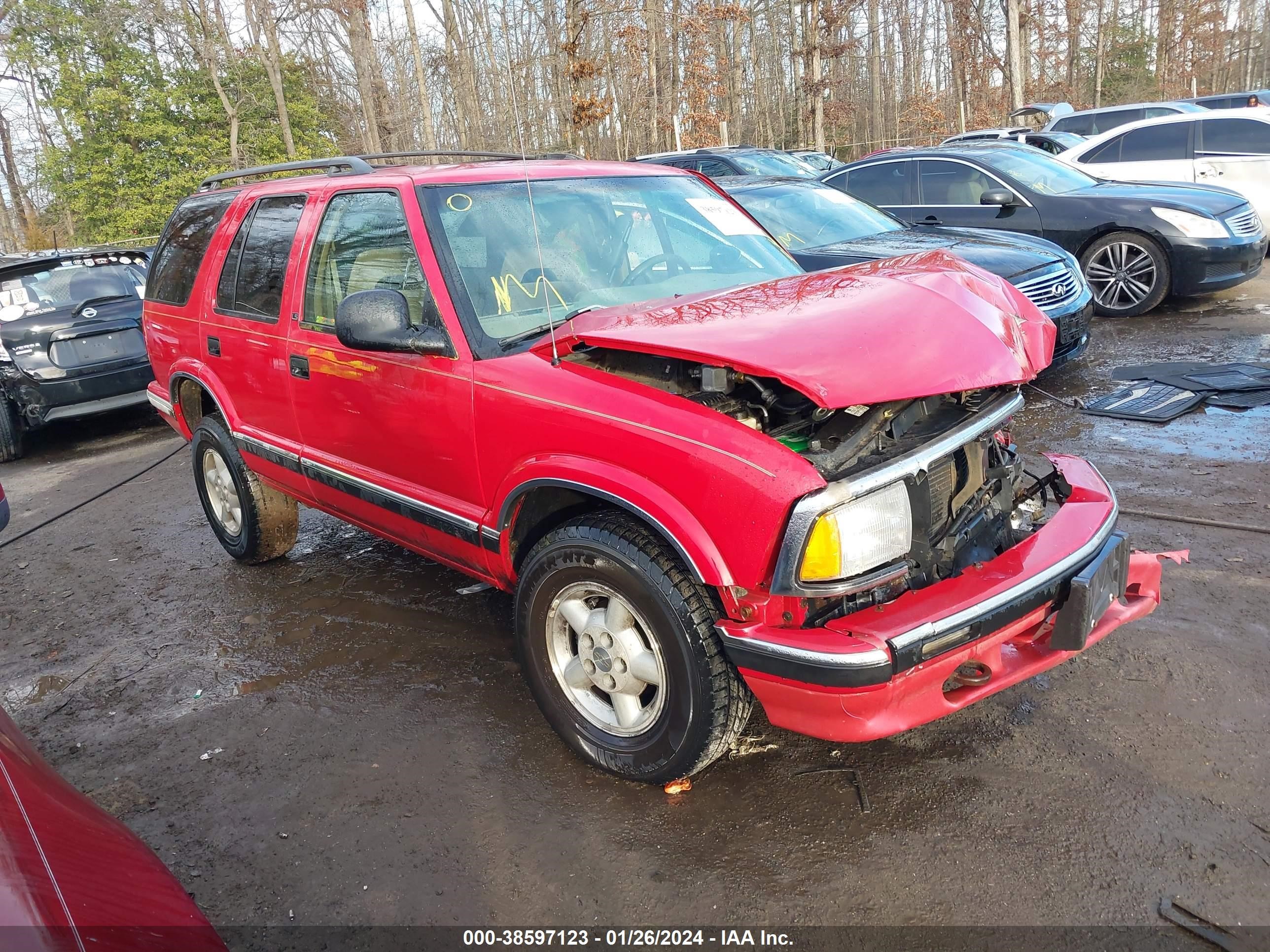 CHEVROLET BLAZER 1997 1gndt13w0vk247259