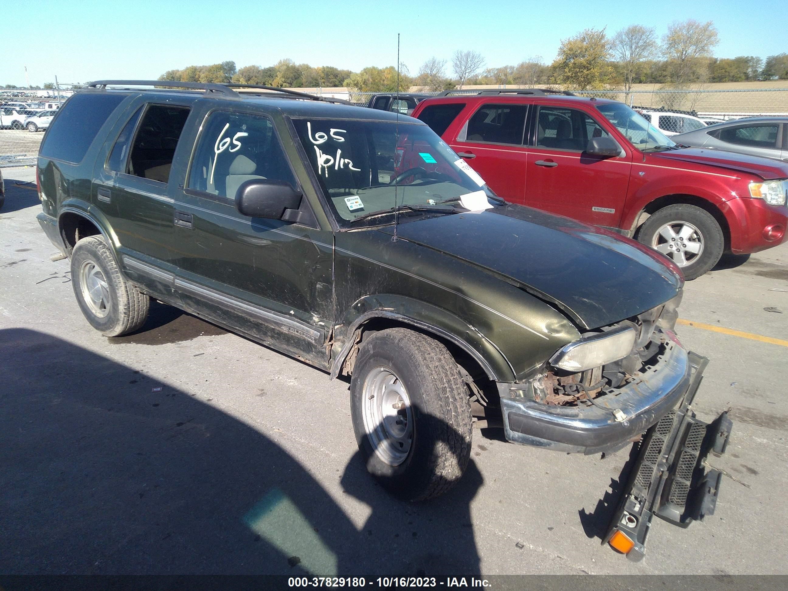 CHEVROLET BLAZER 2001 1gndt13w11k234515