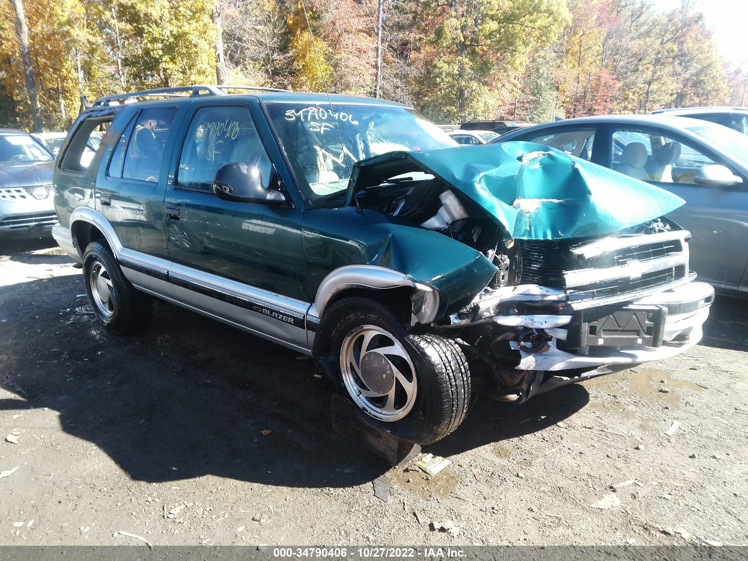 CHEVROLET BLAZER 1997 1gndt13w1v2239168