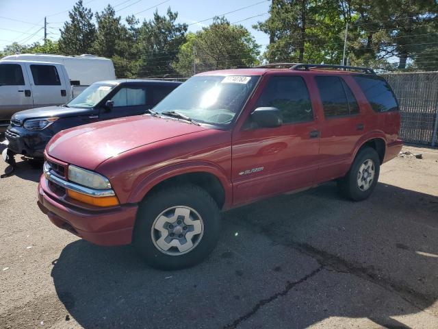 CHEVROLET BLAZER 2002 1gndt13w32k129282