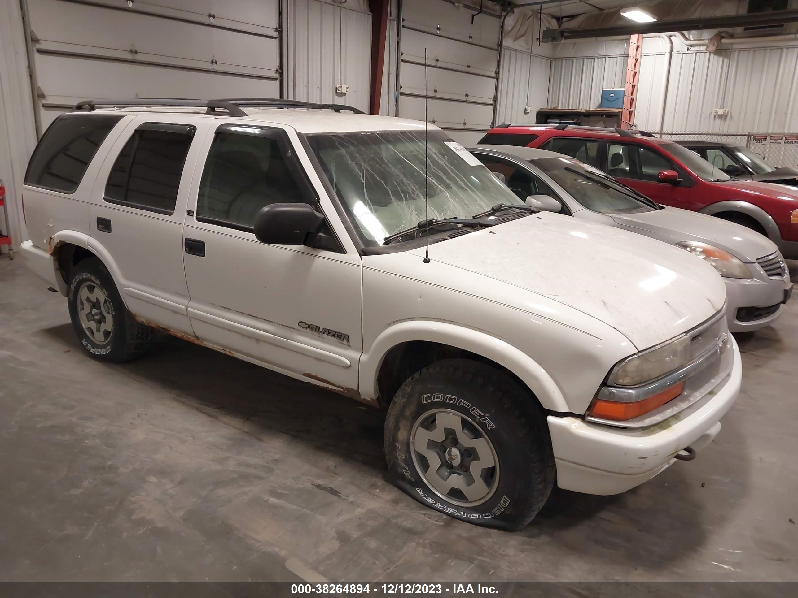 CHEVROLET BLAZER 2002 1gndt13w42k218794