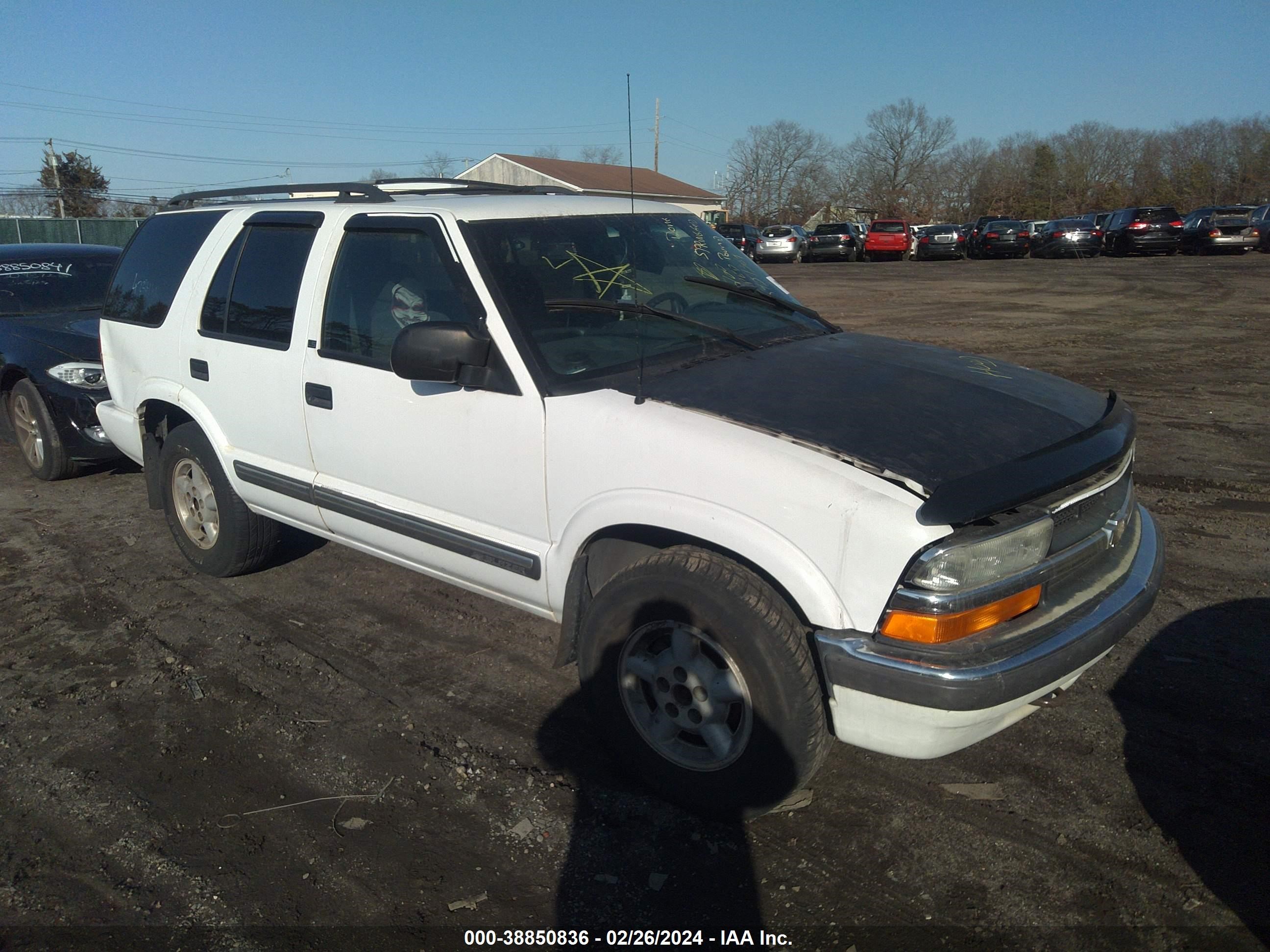 CHEVROLET BLAZER 2001 1gndt13w61k247244