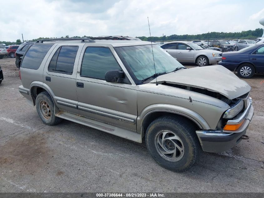 CHEVROLET BLAZER 2000 1gndt13w7y2104491