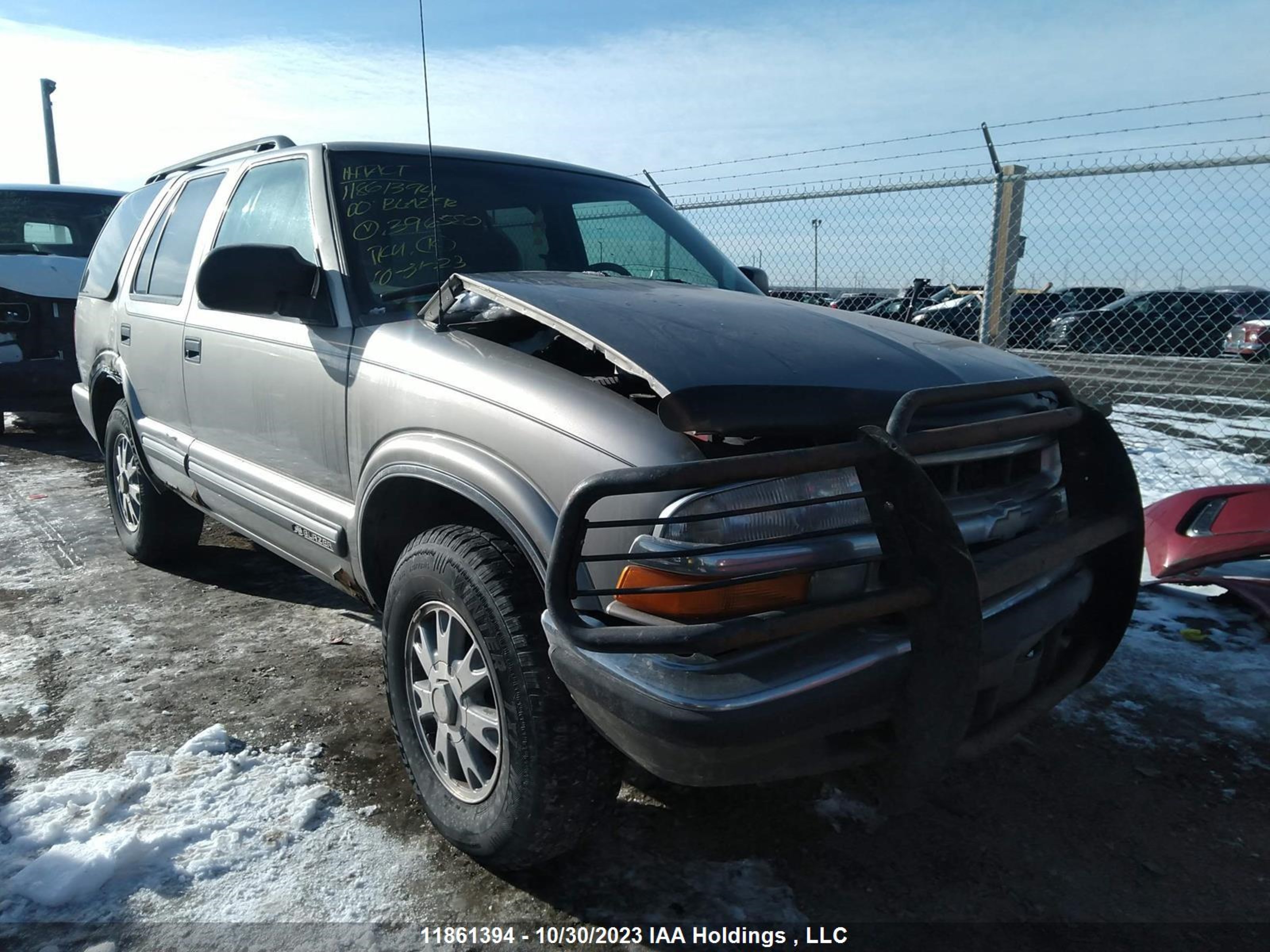 CHEVROLET BLAZER 2000 1gndt13w7y2396580