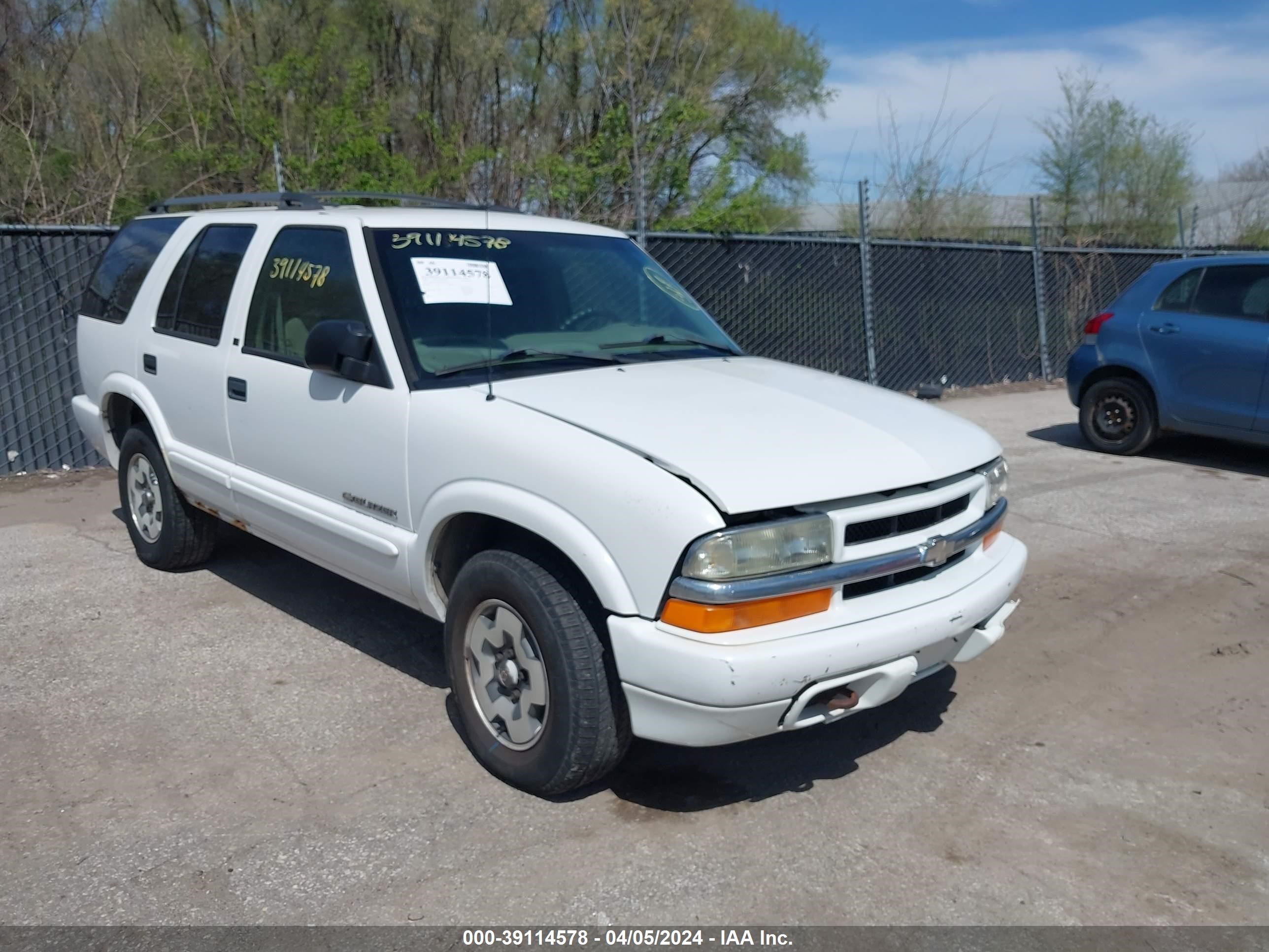 CHEVROLET BLAZER 2002 1gndt13w82k218006