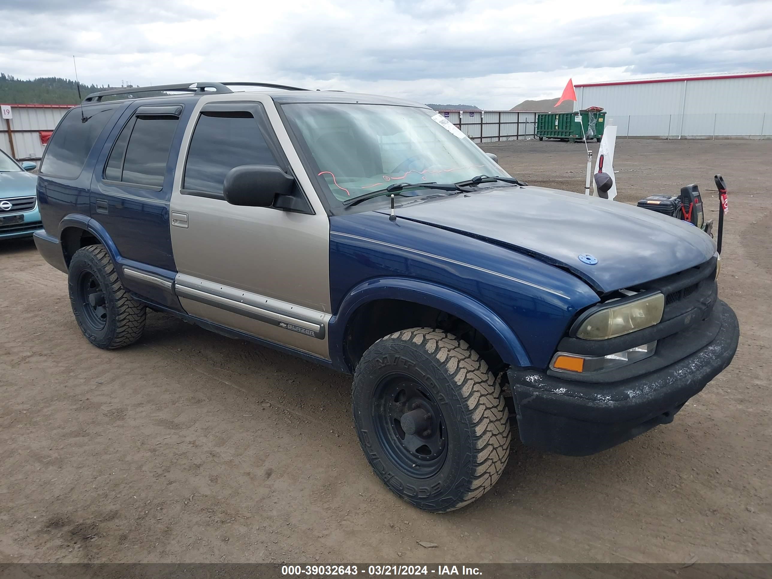 CHEVROLET BLAZER 2001 1gndt13w91k259940