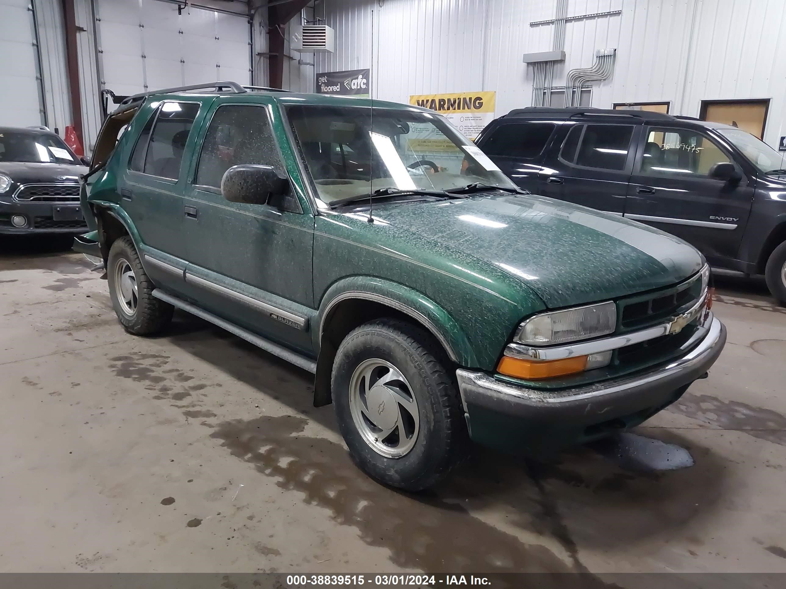 CHEVROLET BLAZER 1999 1gndt13wxxk105486