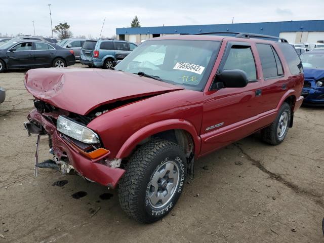 CHEVROLET BLAZER 2003 1gndt13x43k129432