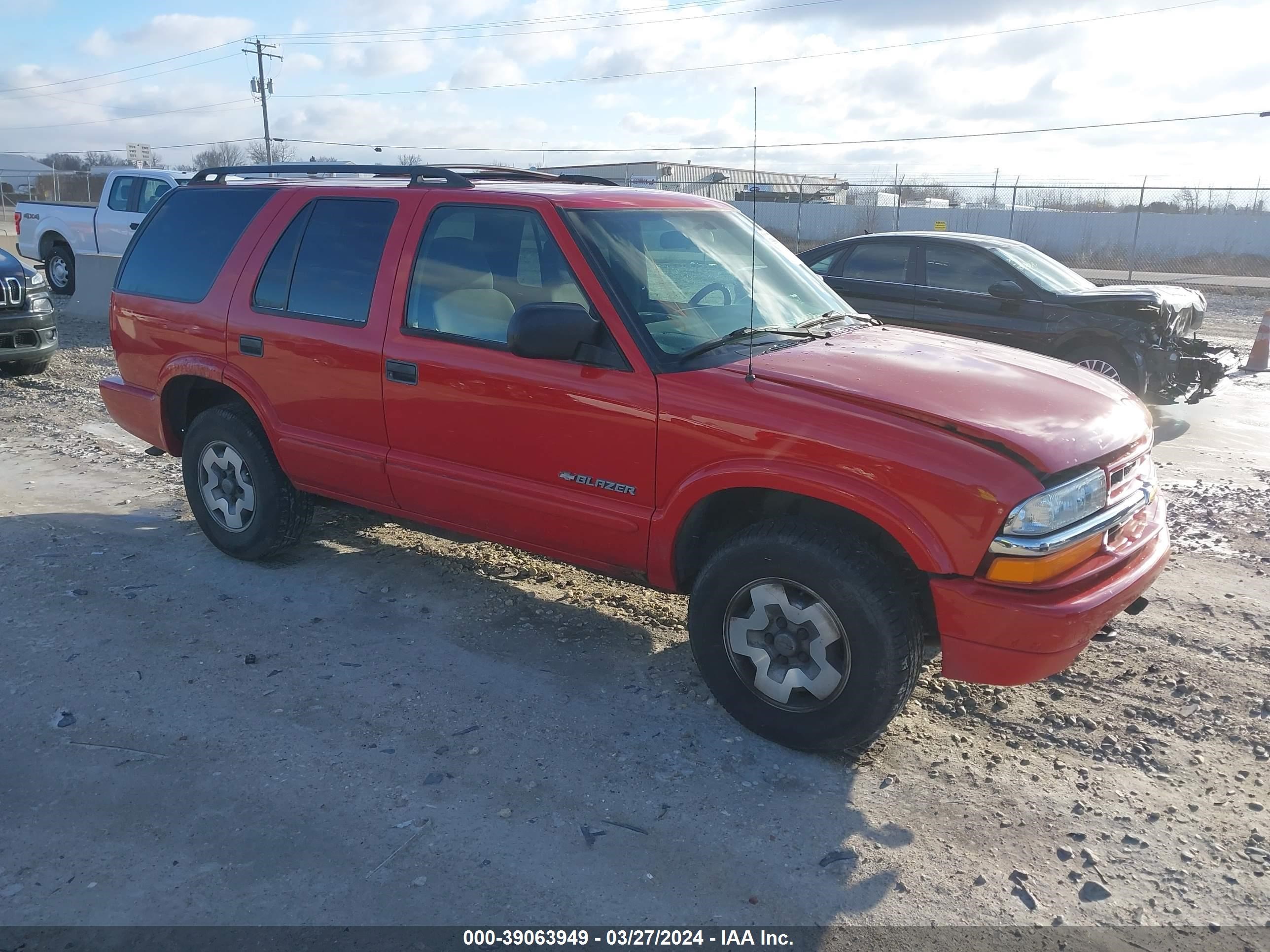 CHEVROLET BLAZER 2004 1gndt13x44k121834