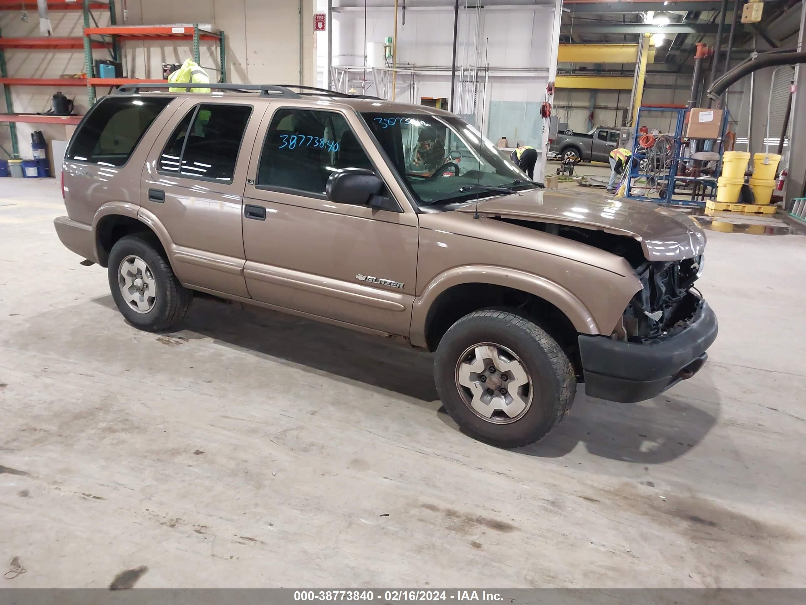 CHEVROLET BLAZER 2003 1gndt13x53k146224