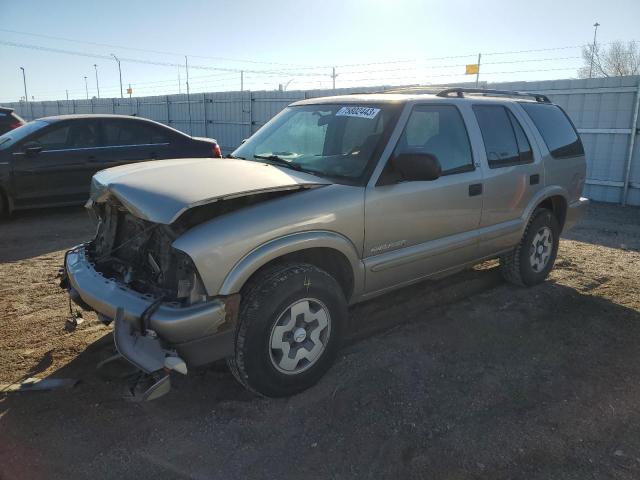 CHEVROLET BLAZER 2003 1gndt13x63k183959