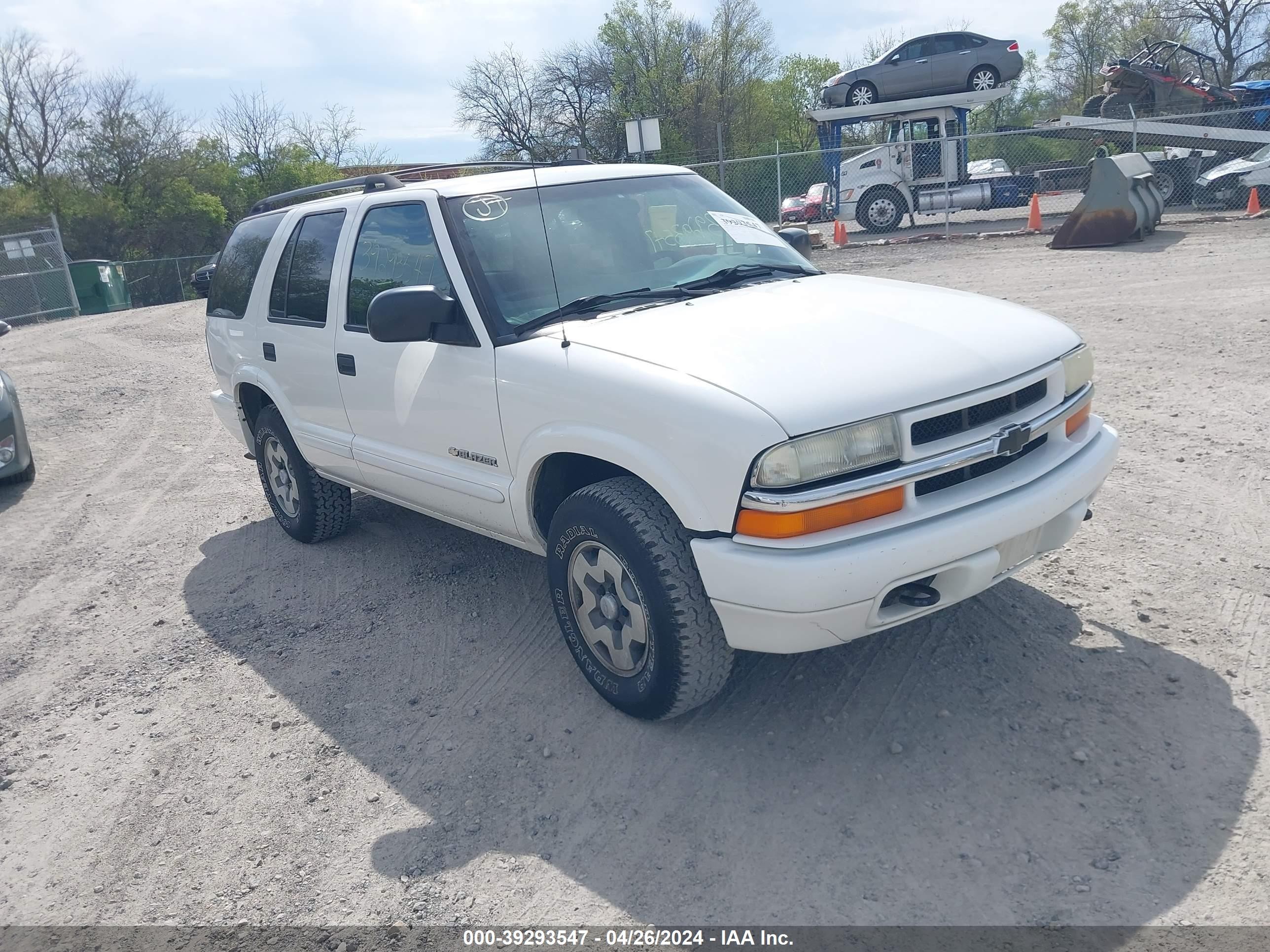 CHEVROLET BLAZER 2004 1gndt13x84k165092