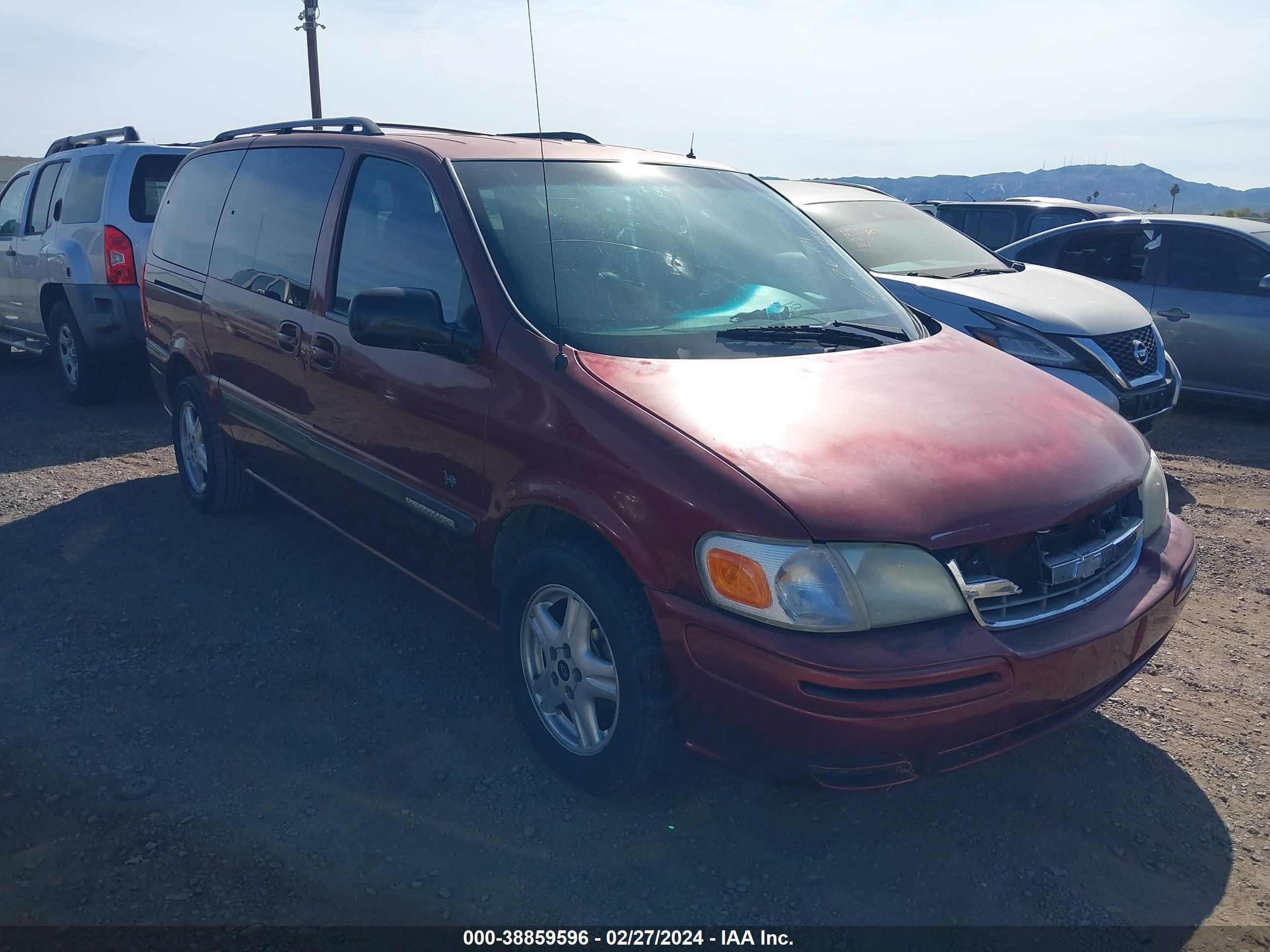 CHEVROLET VENTURE 2002 1gndv13e72d212381