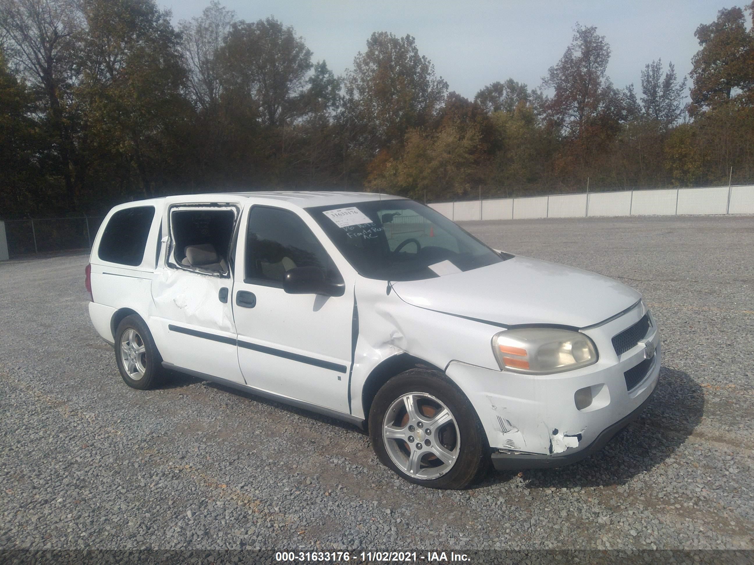 CHEVROLET UPLANDER 2008 1gndv23108d100842