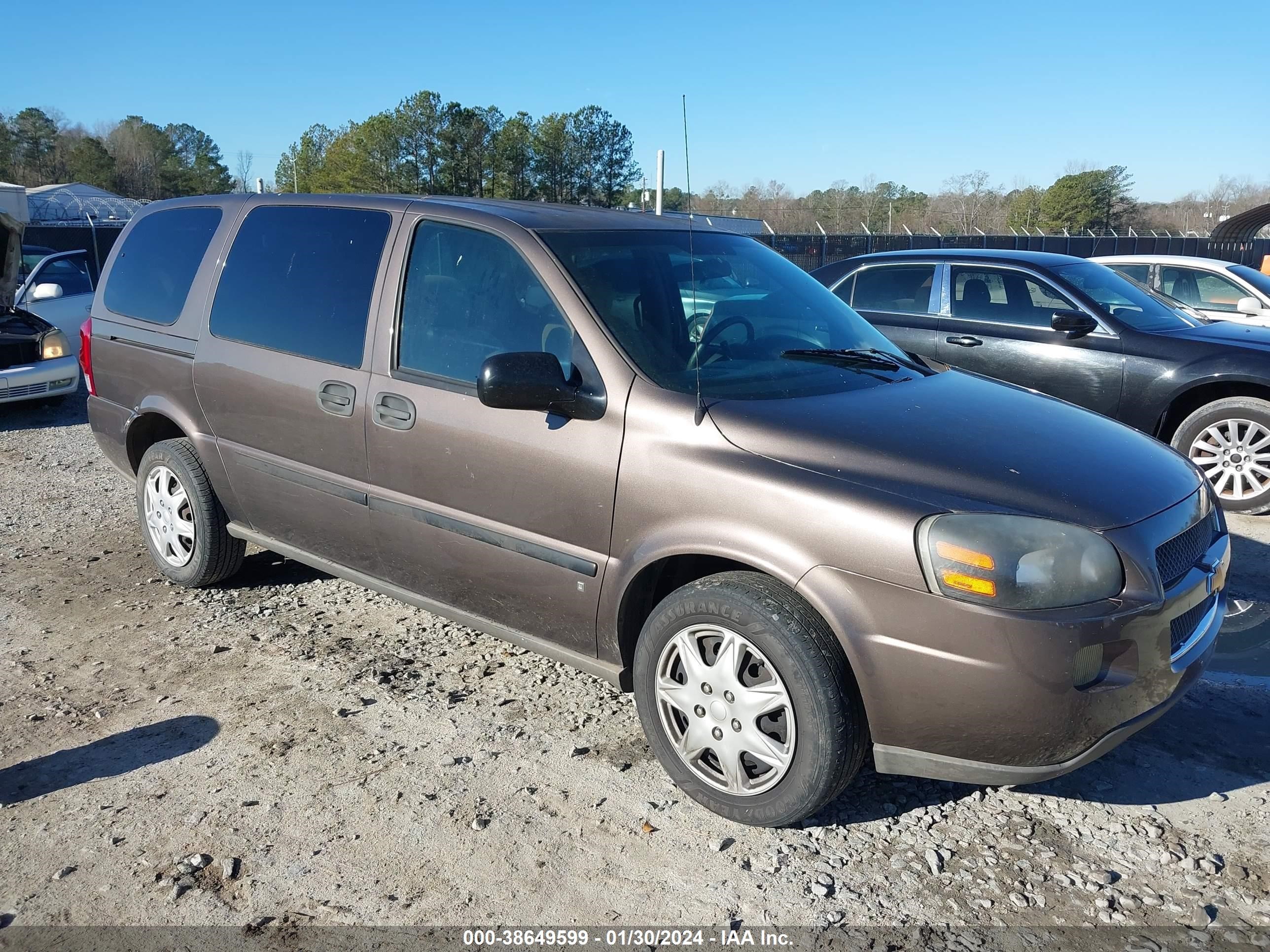 CHEVROLET UPLANDER 2008 1gndv23w68d166257