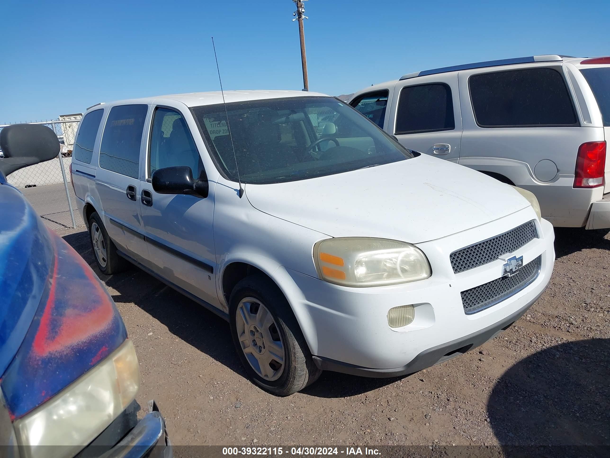 CHEVROLET UPLANDER 2008 1gndv23w68d202044