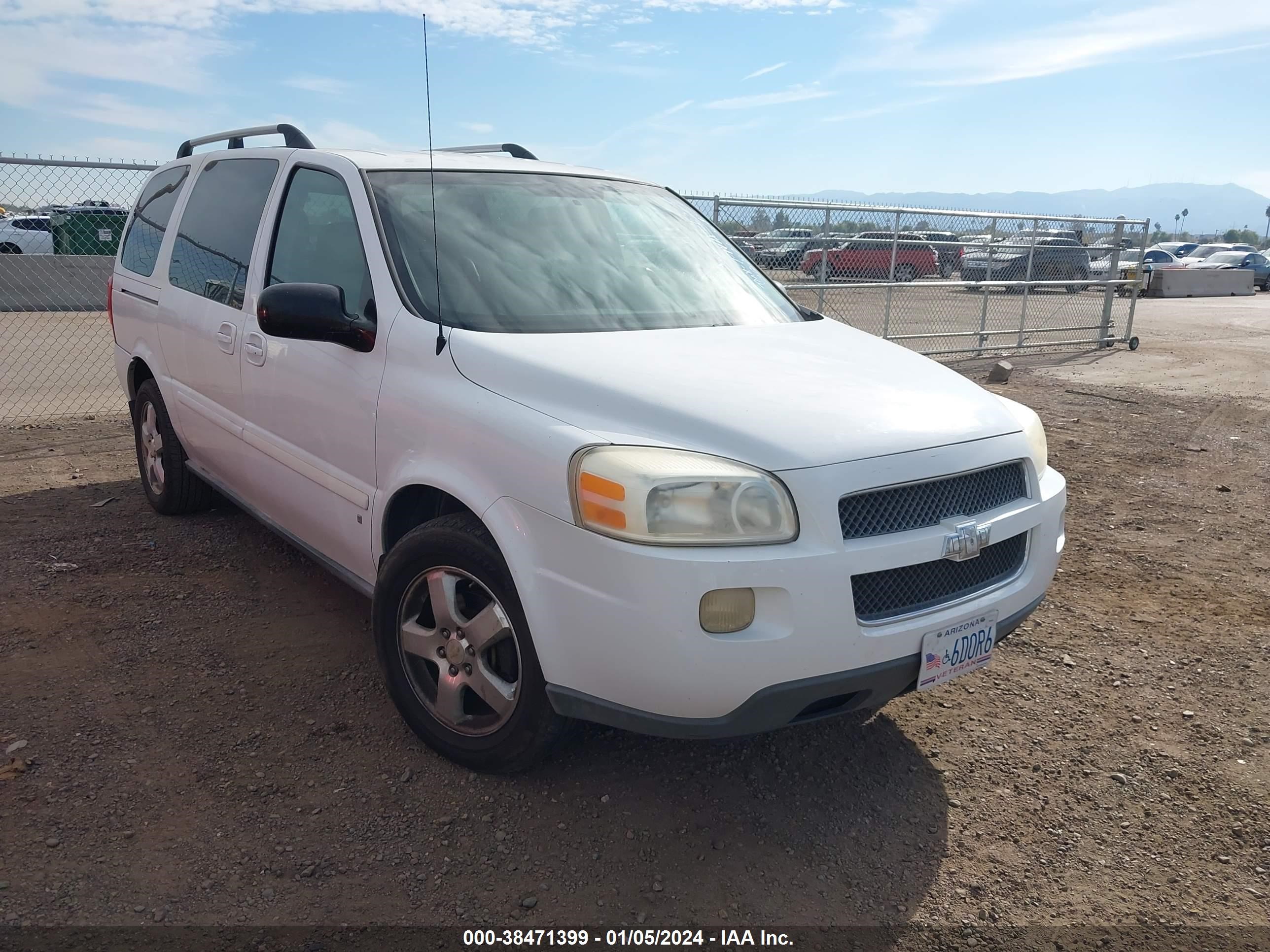 CHEVROLET UPLANDER 2008 1gndv33188d126661