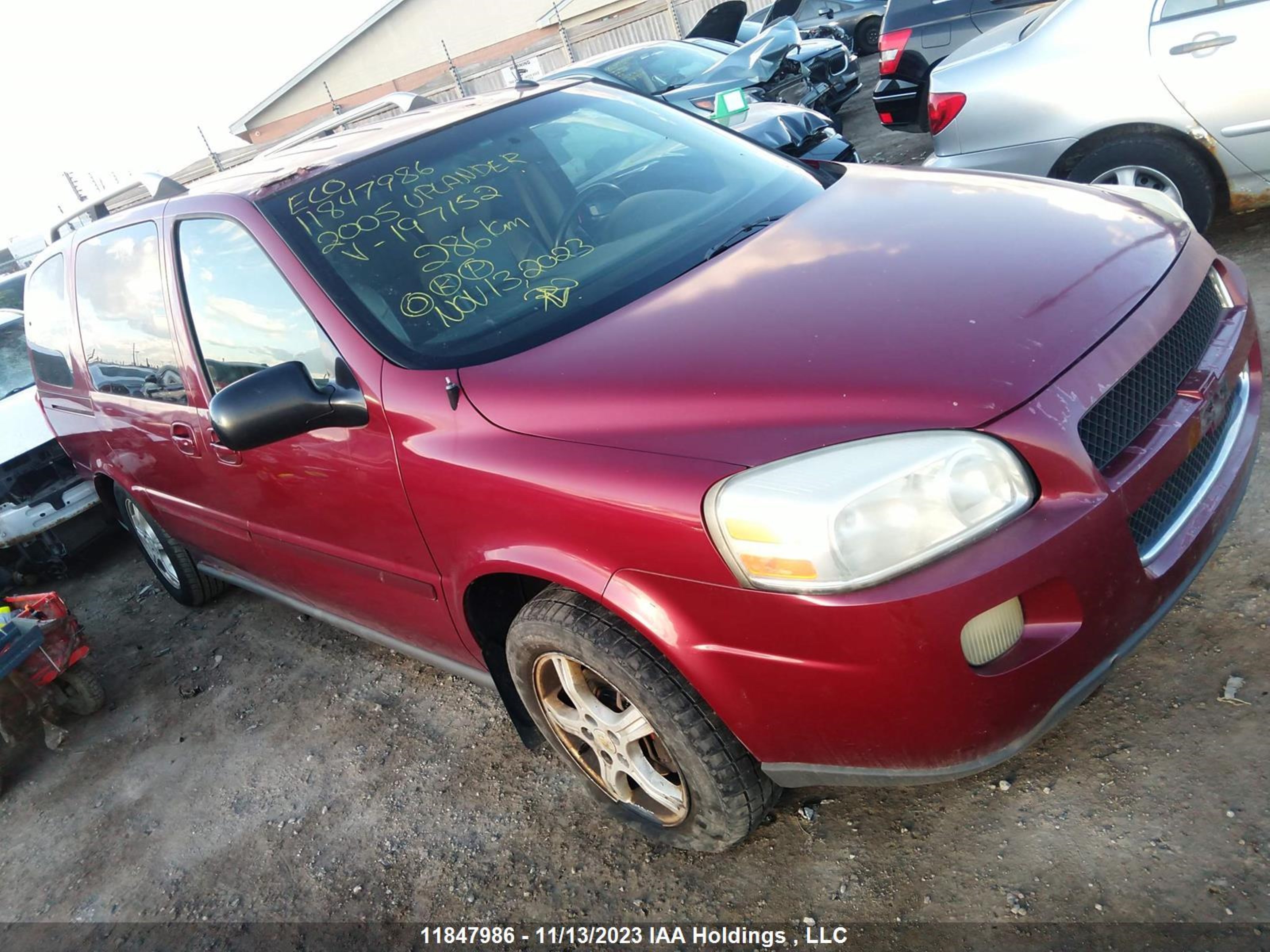 CHEVROLET UPLANDER 2005 1gndv33l55d197152