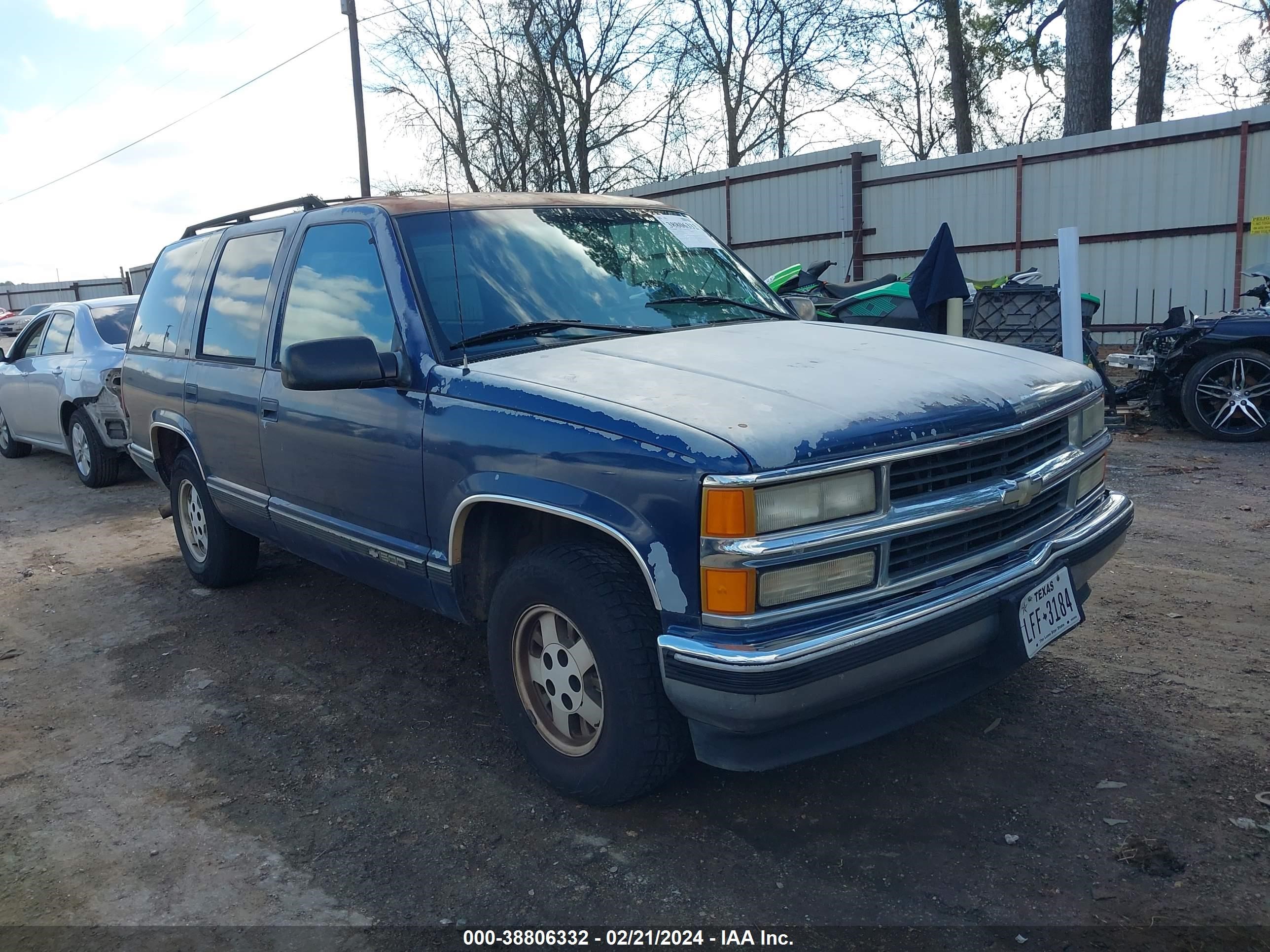 CHEVROLET TAHOE 1995 1gnec13k3sj439116