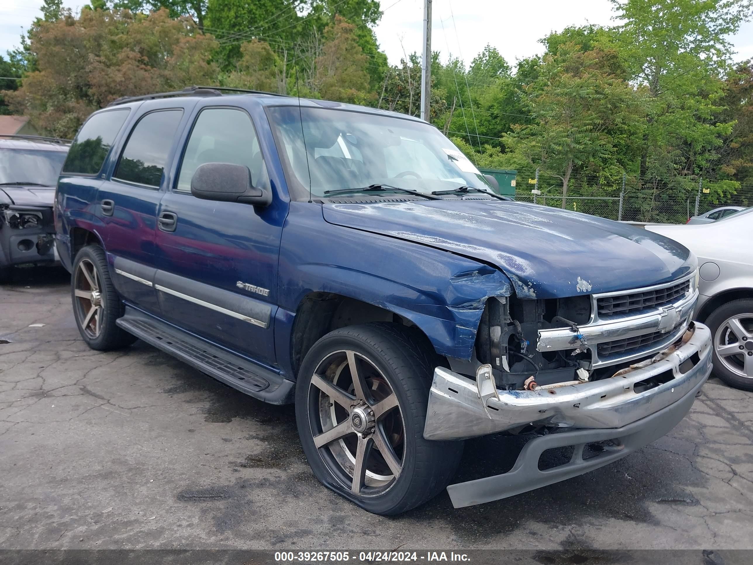 CHEVROLET TAHOE 2002 1gnec13t22r313341