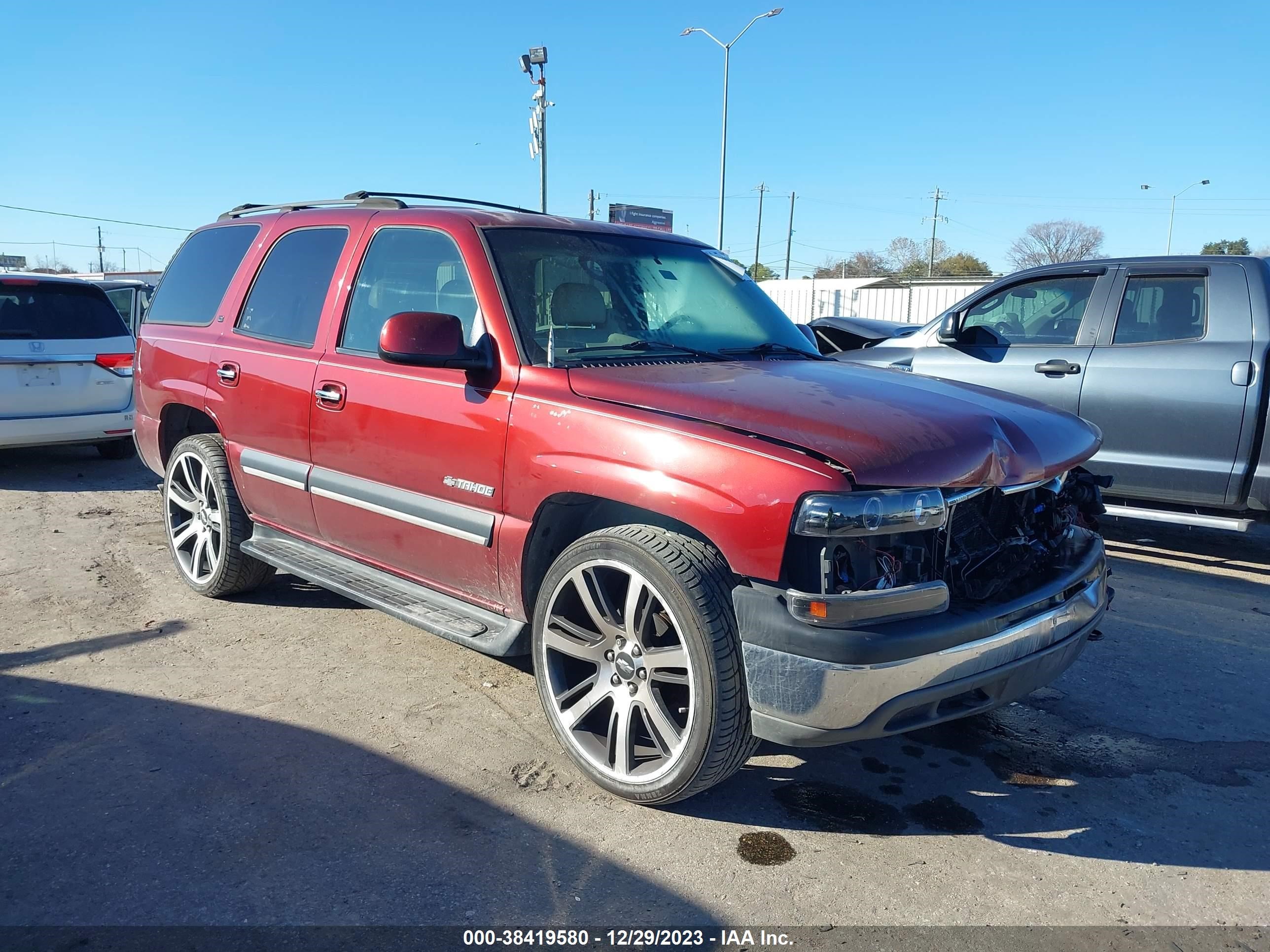 CHEVROLET TAHOE 2001 1gnec13t31r155607