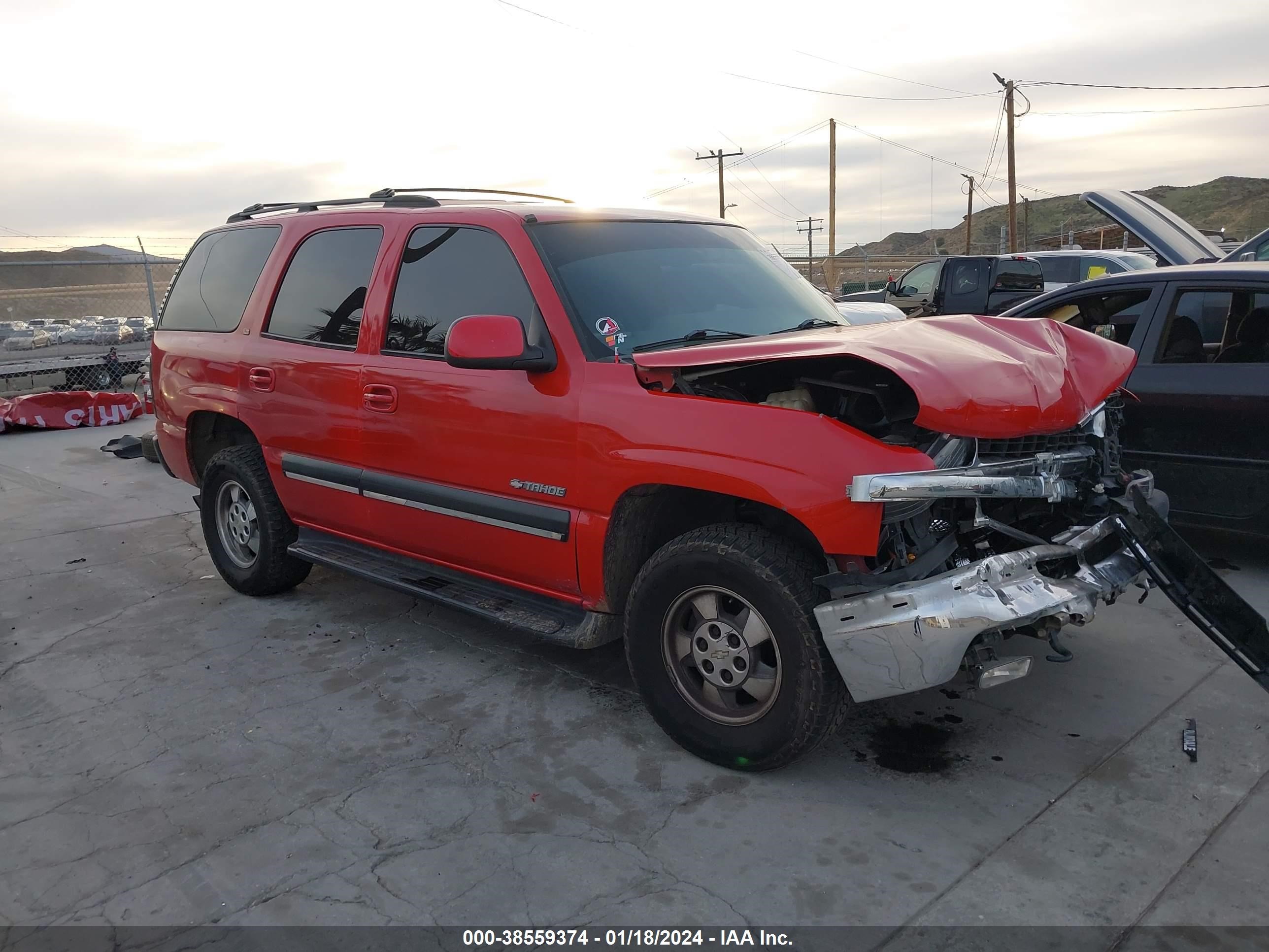 CHEVROLET TAHOE 2001 1gnec13t31r188672